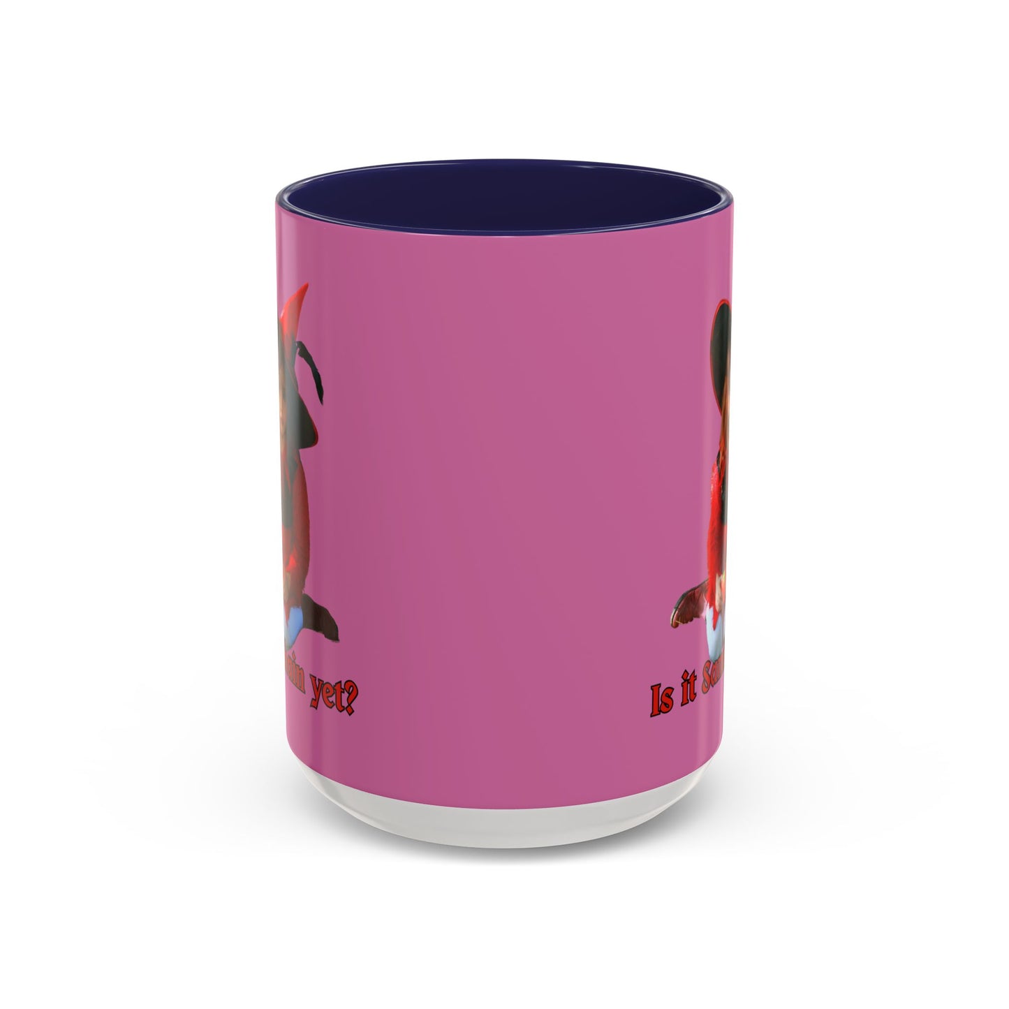 Is it Samhain yet? Pink Accent Mug by CreepyCrafts.boo