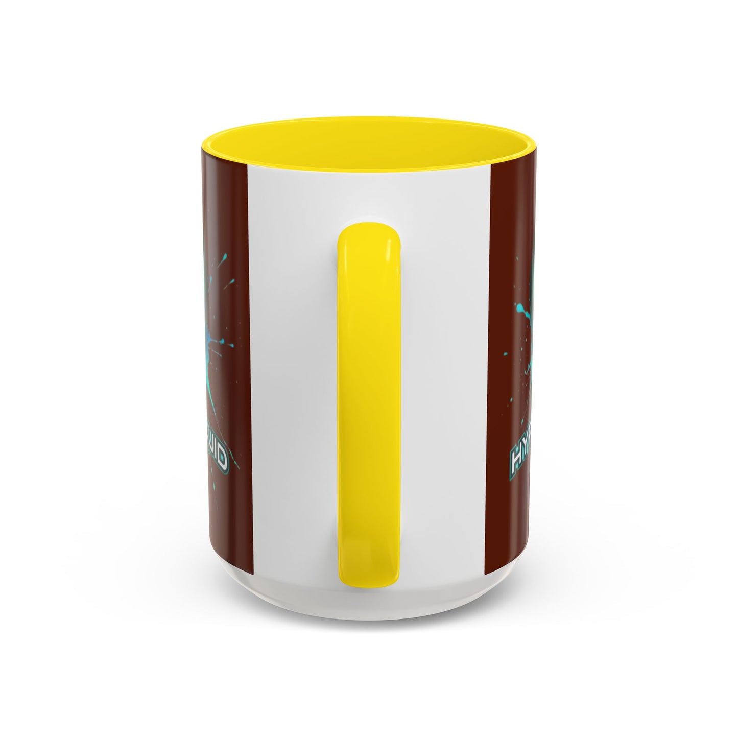 HYPE Drip Brown Accent Mug by cypherpunkgear.com