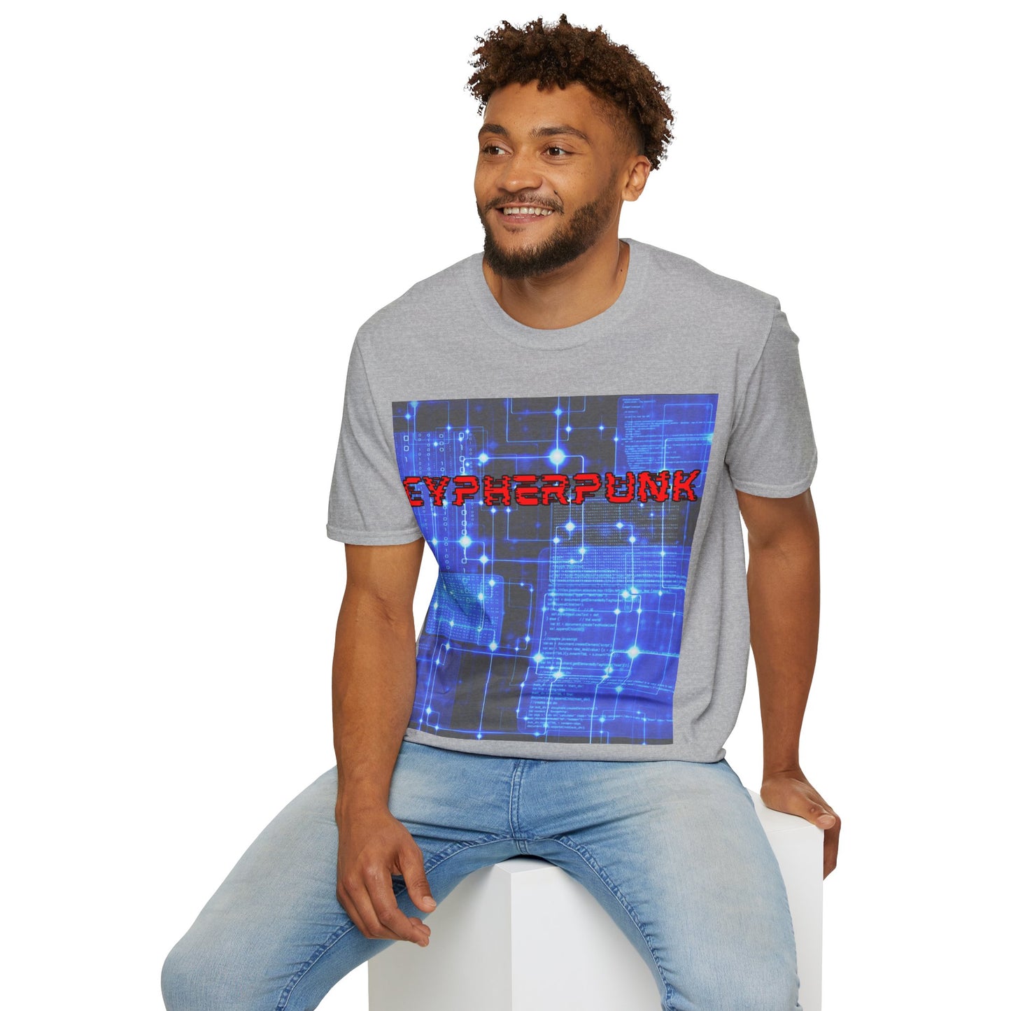Cypherpunk LTcolors Unisex T-Shirt by cypherpunkgear.com