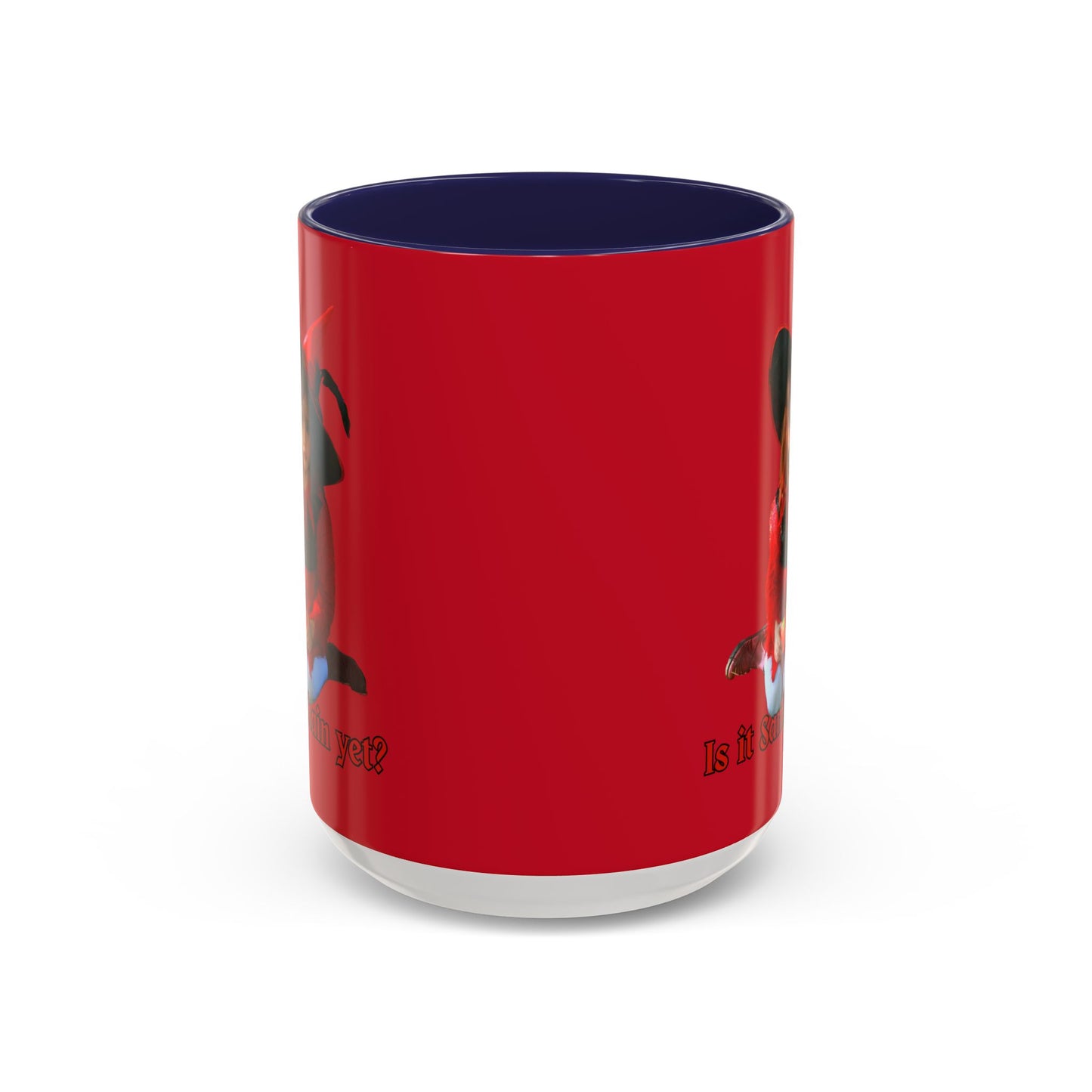 Is it Samhain yet? Red Accent Mug by CreepyCrafts.boo