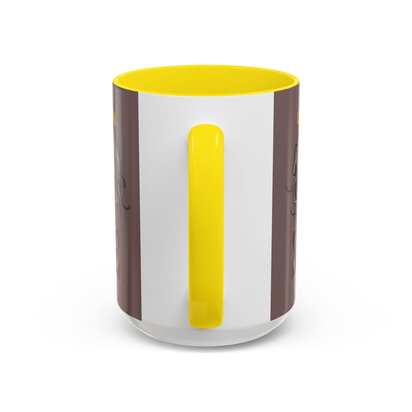 Caution, Savage Grey Accent Mug by cypherpunkgear.com