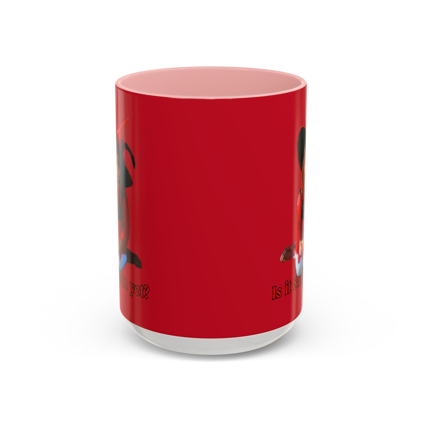 Is it Samhain yet? Red Accent Mug by CreepyCrafts.boo