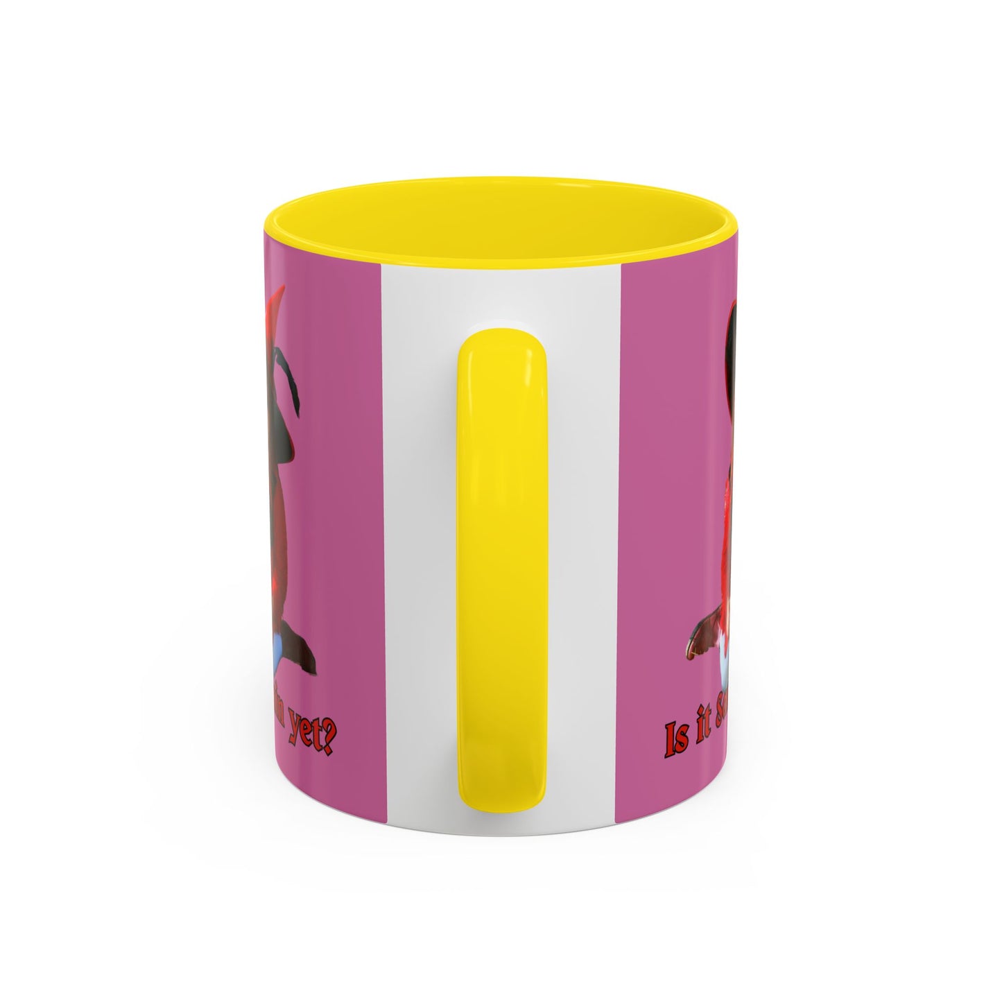 Is it Samhain yet? Pink Accent Mug by CreepyCrafts.boo