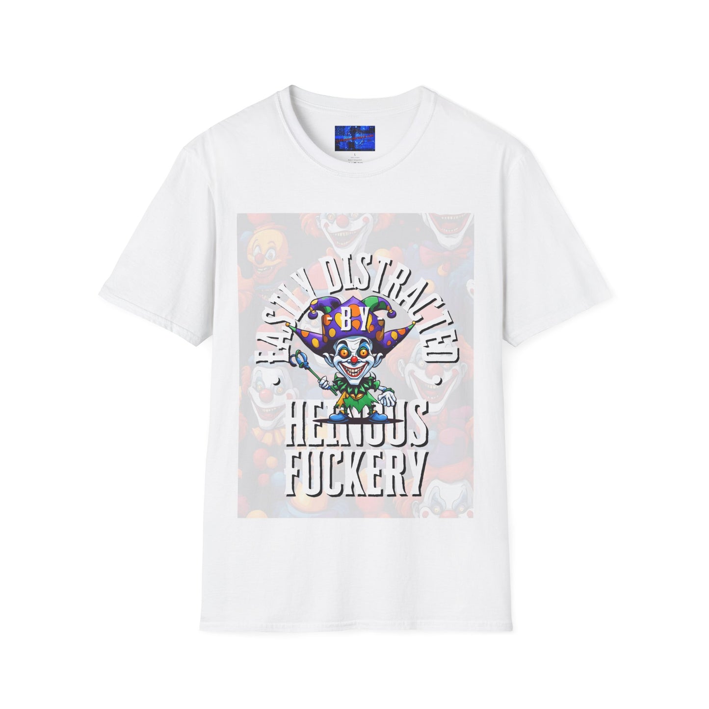 Easily Distracted by Heinous Fuckery Little Jincs LTcolors Unisex T-Shirt by cypherpunkgear.com