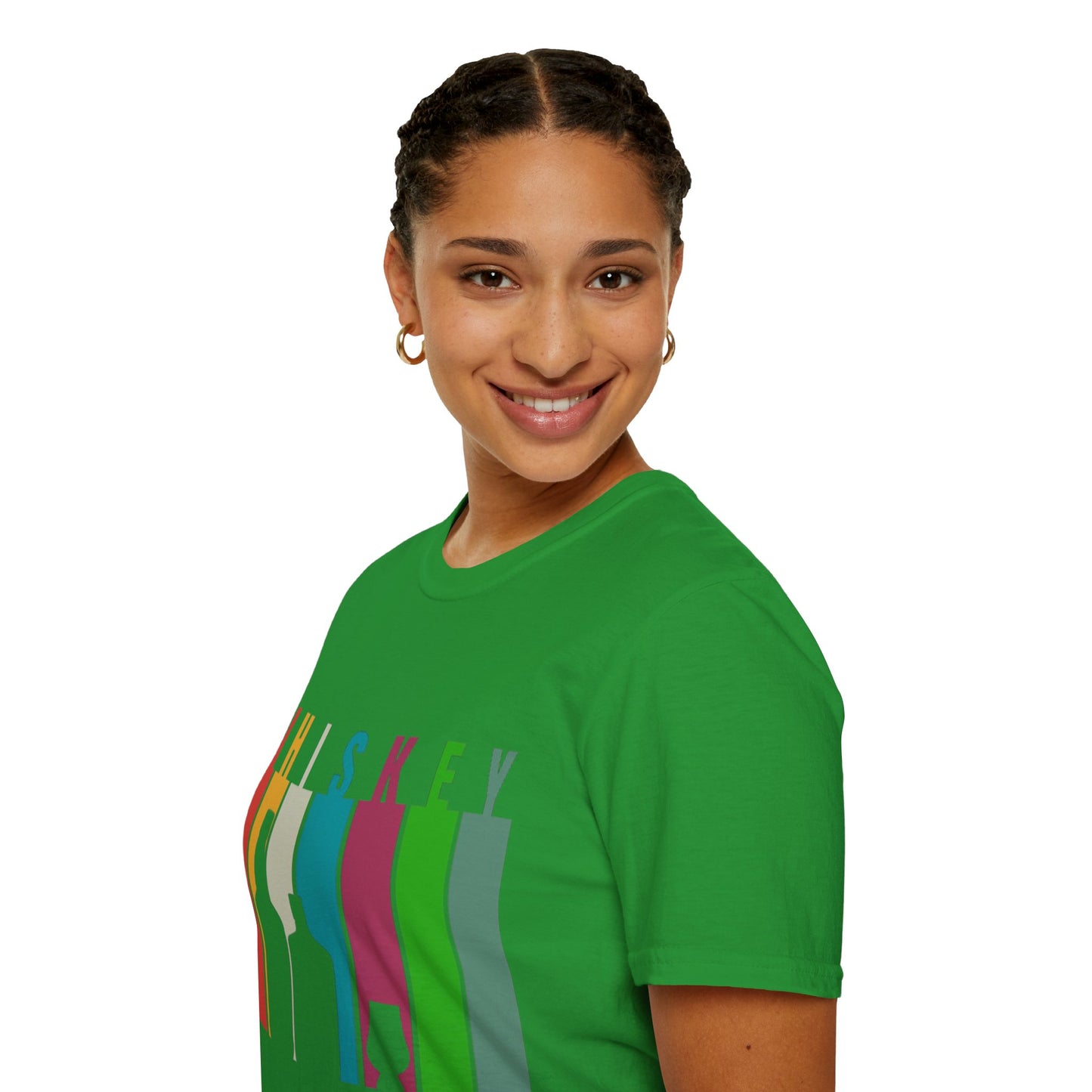 Whiskey spelled with an 'e' DKcolors Unisex T-Shirt by cypherpunkgear.com