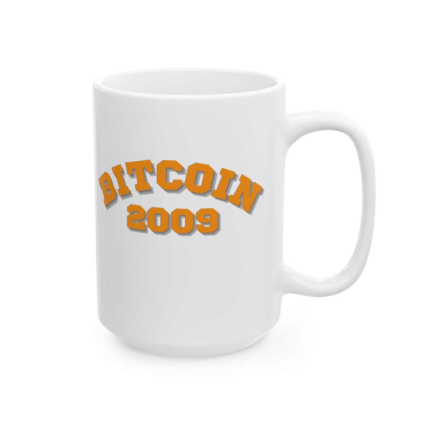 Bitcoin 2009 White Mug by cypherpunkgear.com