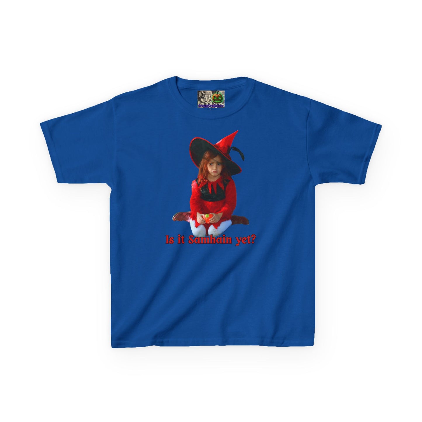 Is it Samhain yet? Kids Heavy Cotton™ Tee by CreepyCrafts.boo