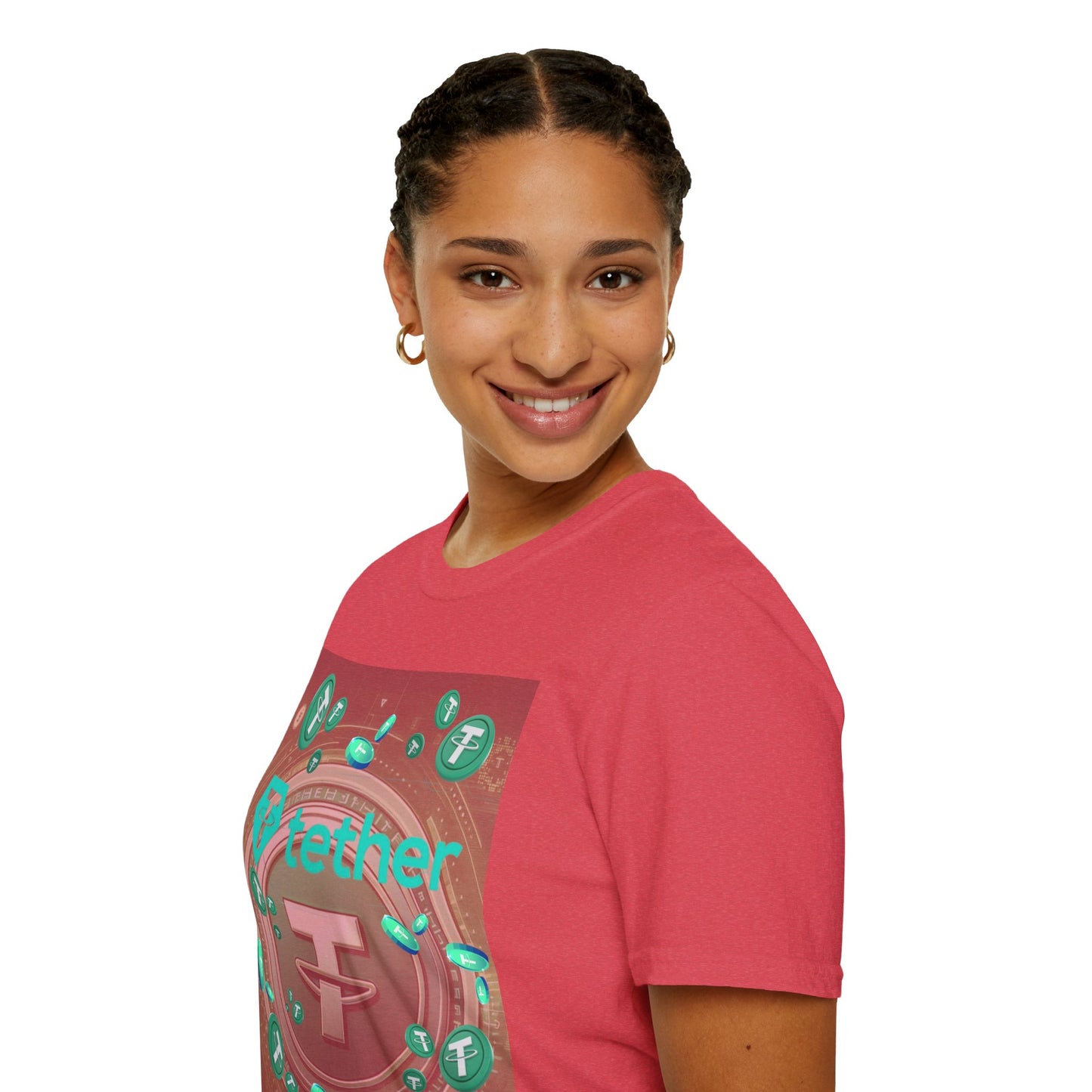 Tether LTcolors Unisex T-Shirt by cypherpunkgear.com