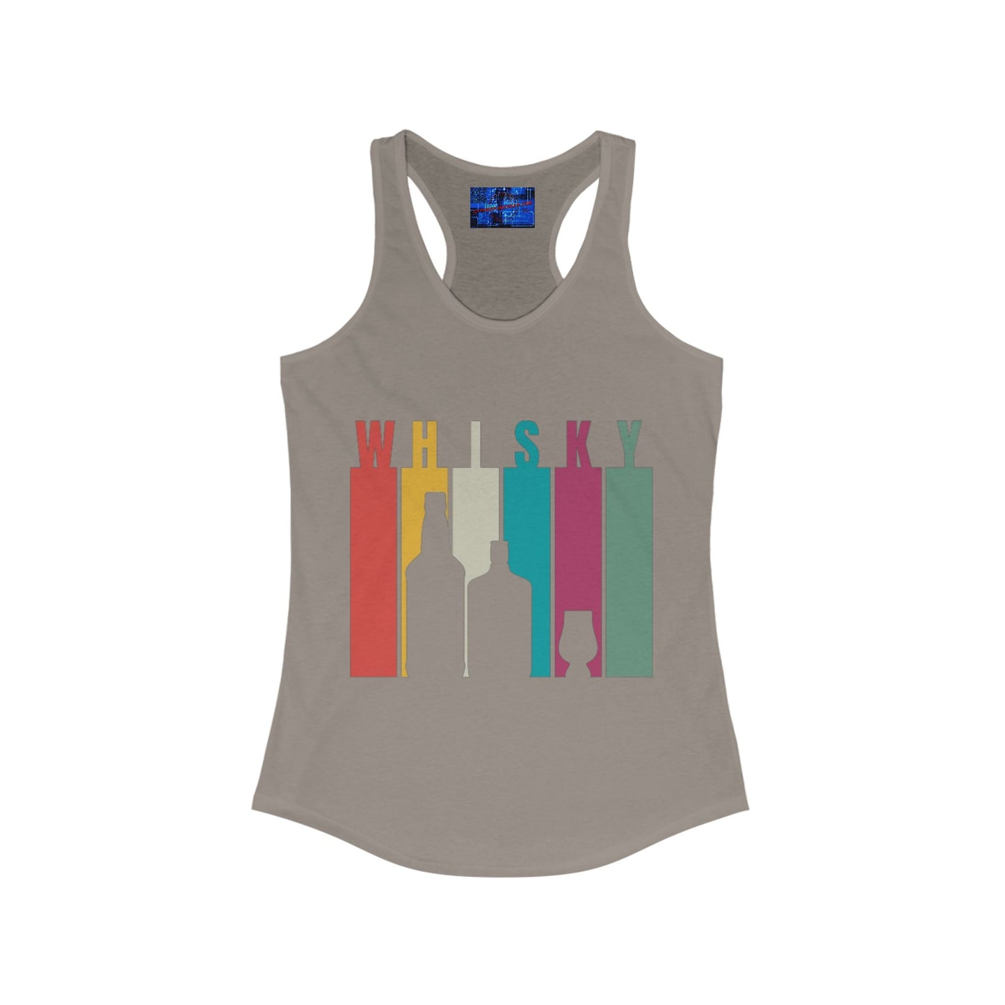 Whisky spelled without an 'e' Women's Racerback Tank Top by cypherpunkgear.com