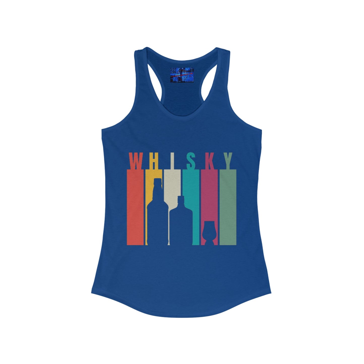 Whisky spelled without an 'e' Women's Racerback Tank Top by cypherpunkgear.com