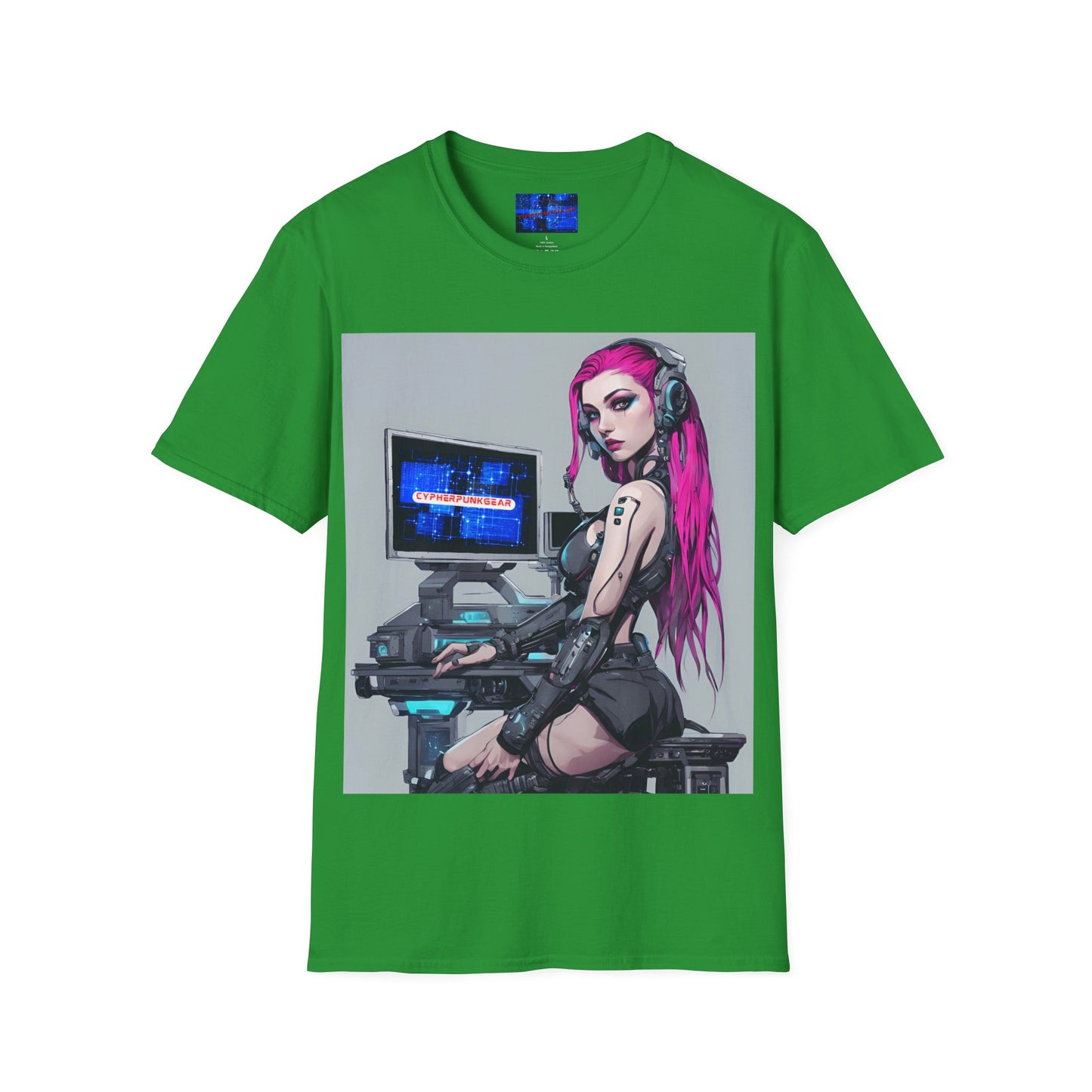 Netrunner Cyberpunk DKcolors Unisex T-Shirt by cypherpunkgear.com