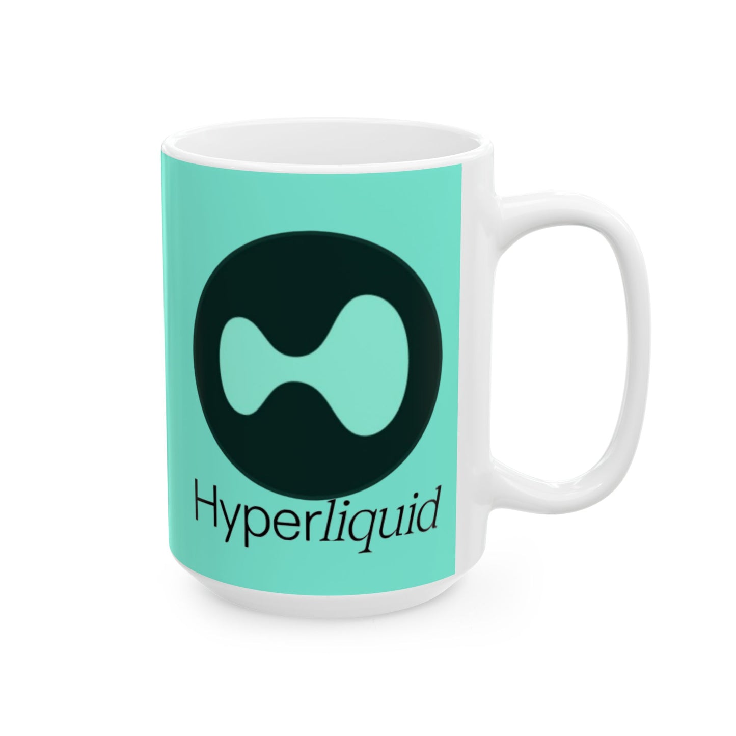 Hyperliquid Black font Light Hyperliquid Mug by cypherpunkgear.com