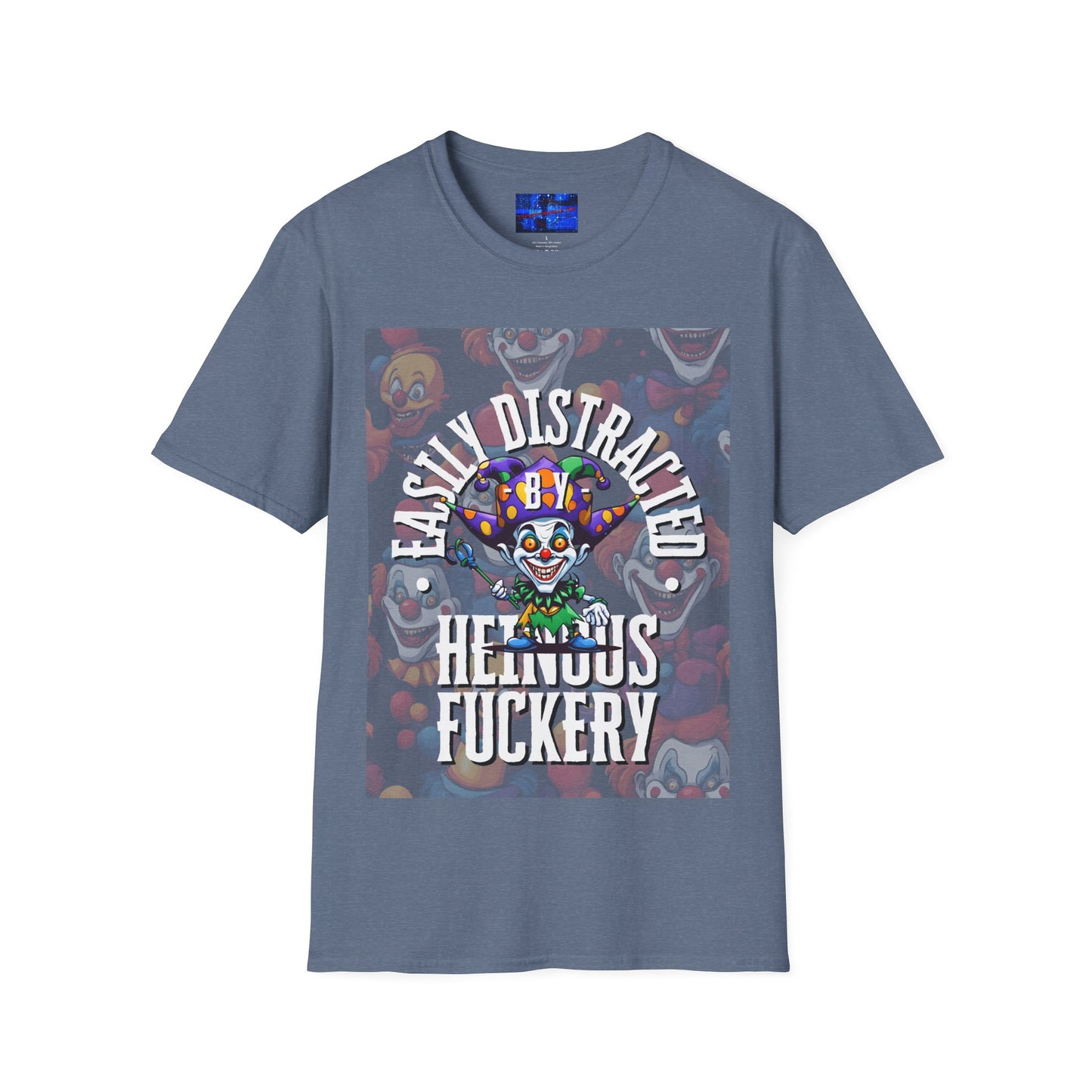 Easily Distracted by Heinous Fuckery Little Jincs DKcolors Unisex T-Shirt by cypherpunkgear.com