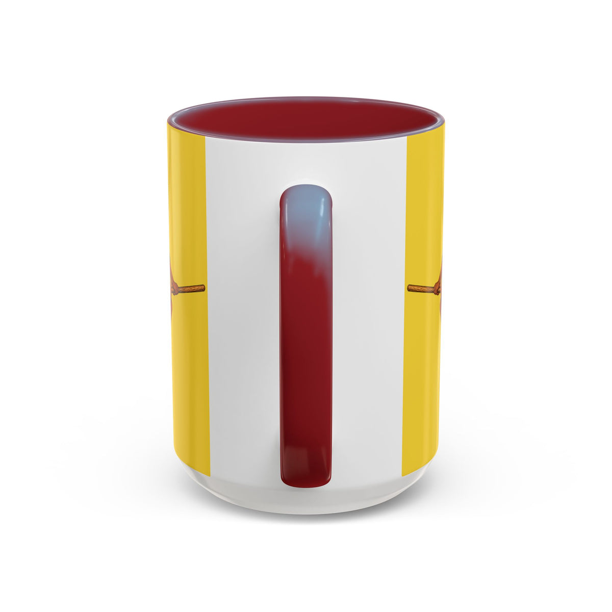 Velvet Vex Yellow Accent Mug by CreepyCrafts.boo