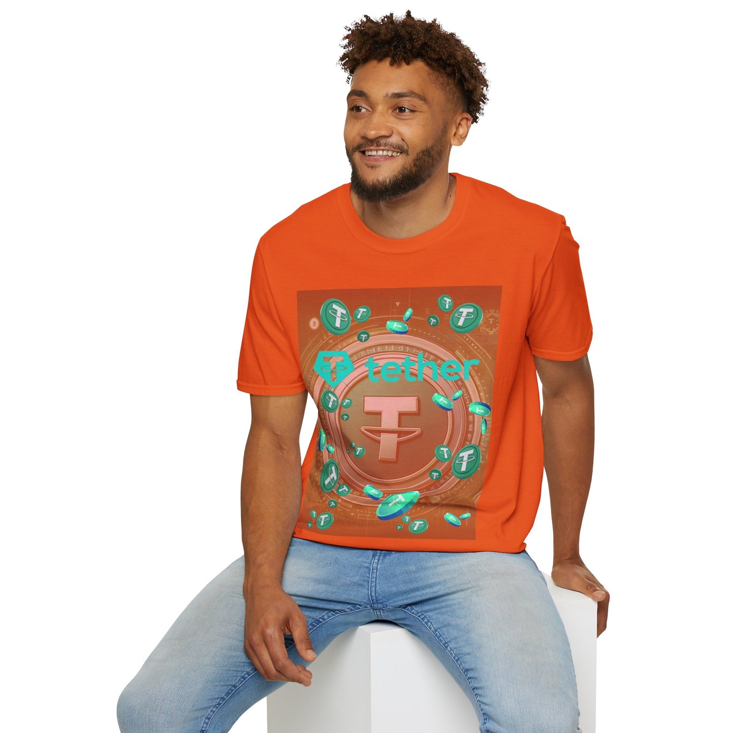 Tether LTcolors Unisex T-Shirt by cypherpunkgear.com