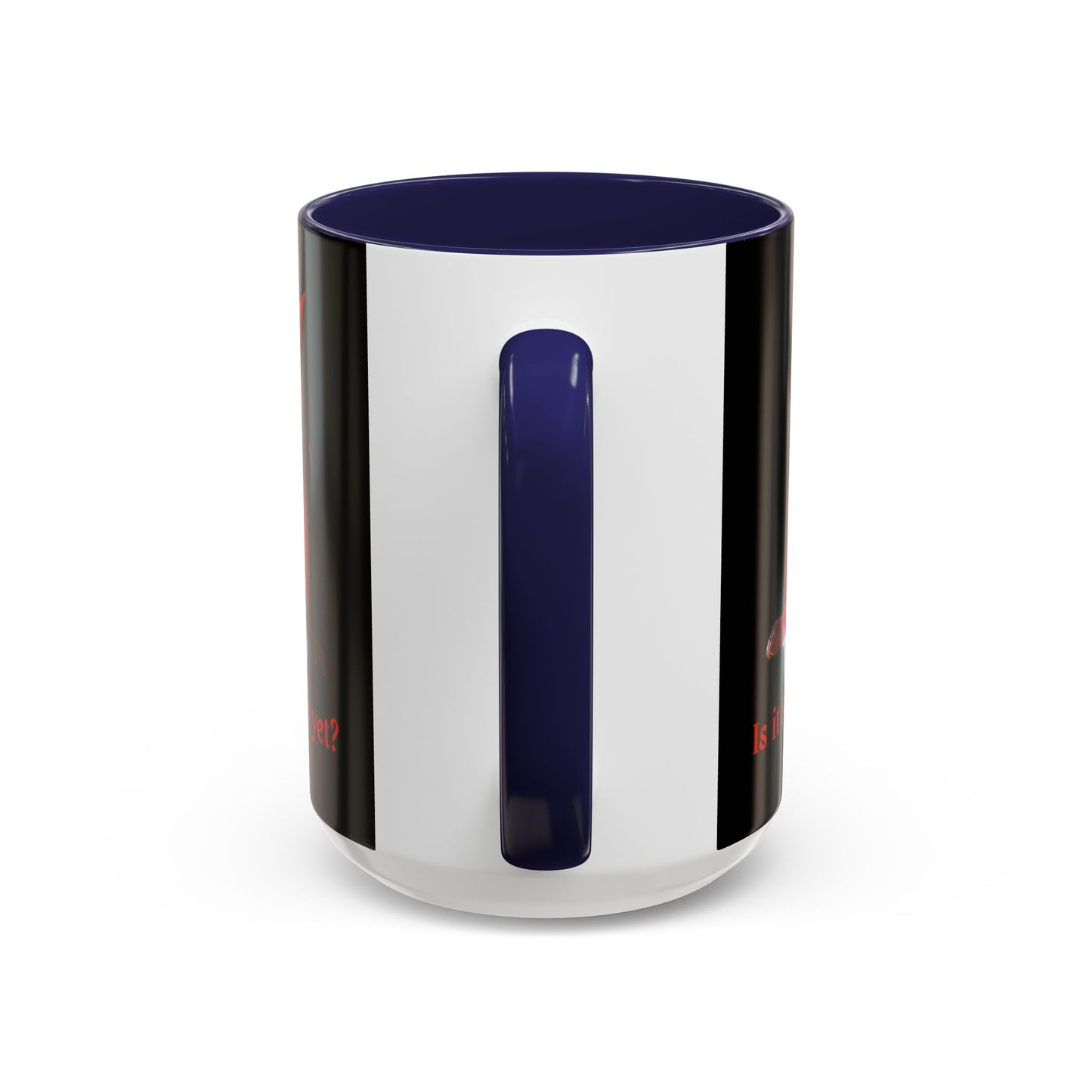 Is it Samhain yet? Black Accent Mug by CreepyCrafts.boo
