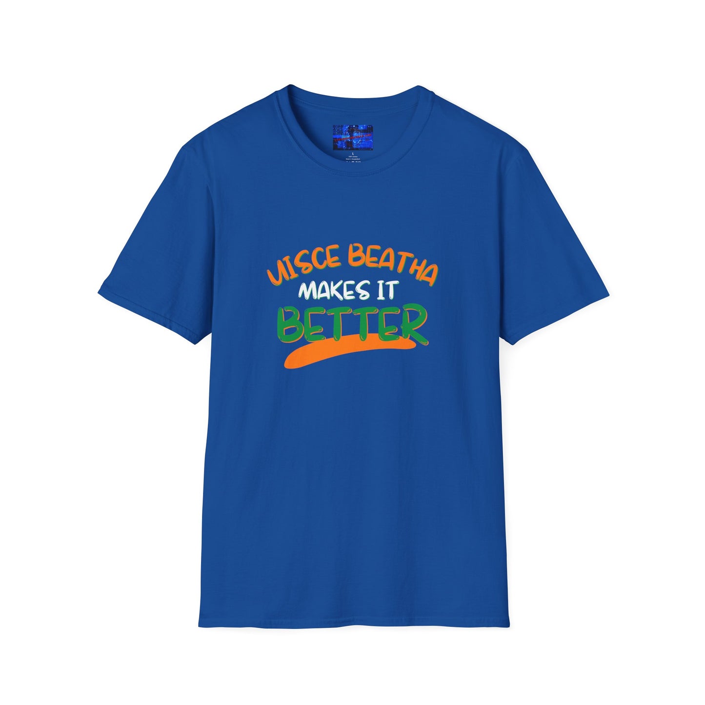 Uisce Beatha makes it better OWGfont DKcolors Unisex T-Shirt by cypherpunkgear.com