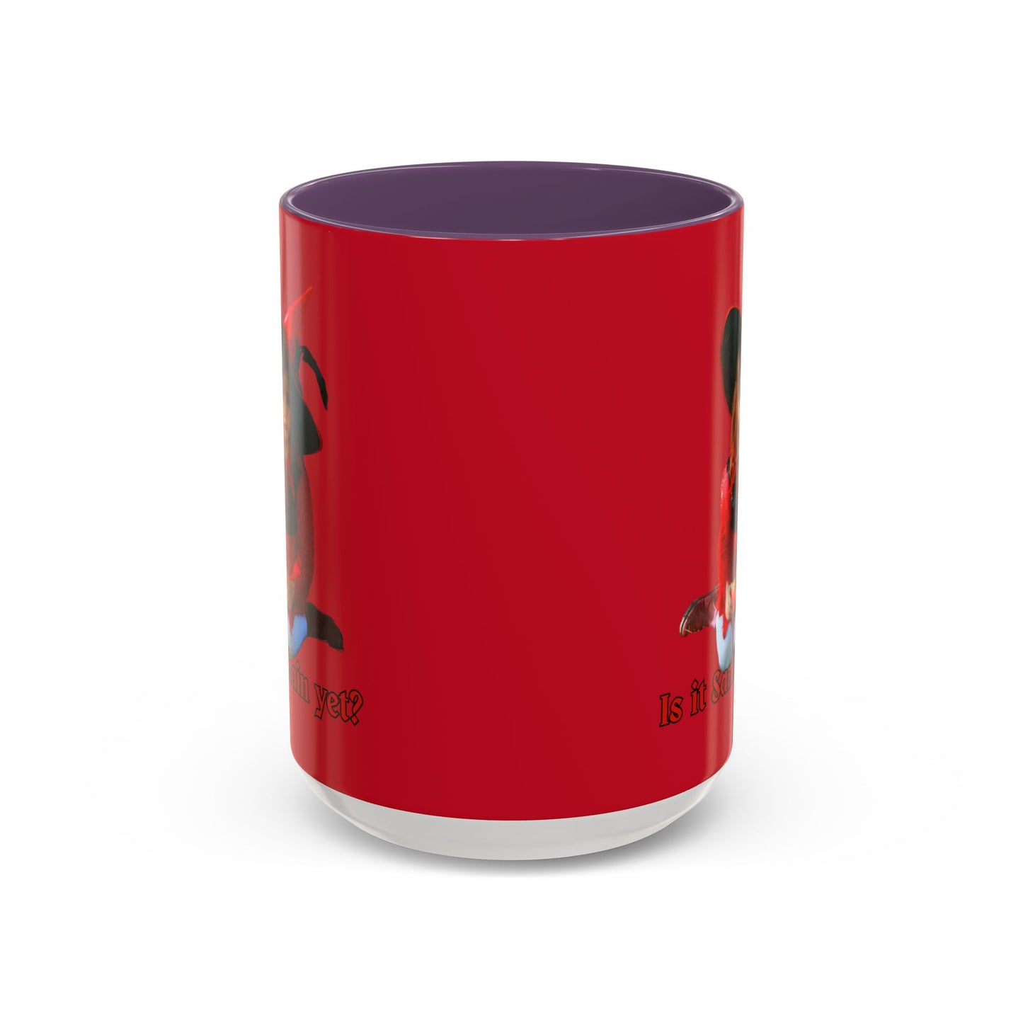 Is it Samhain yet? Red Accent Mug by CreepyCrafts.boo