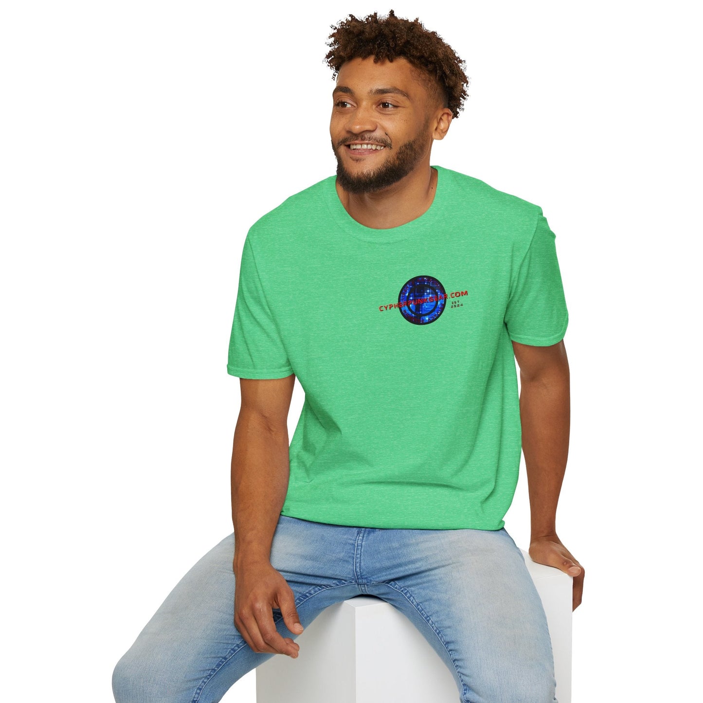 2 - sided cypherpunkgear Logo DKcolors Unisex T-Shirt by cypherpunkgear – cypherpunkgear.com | Cypherpunk Merch