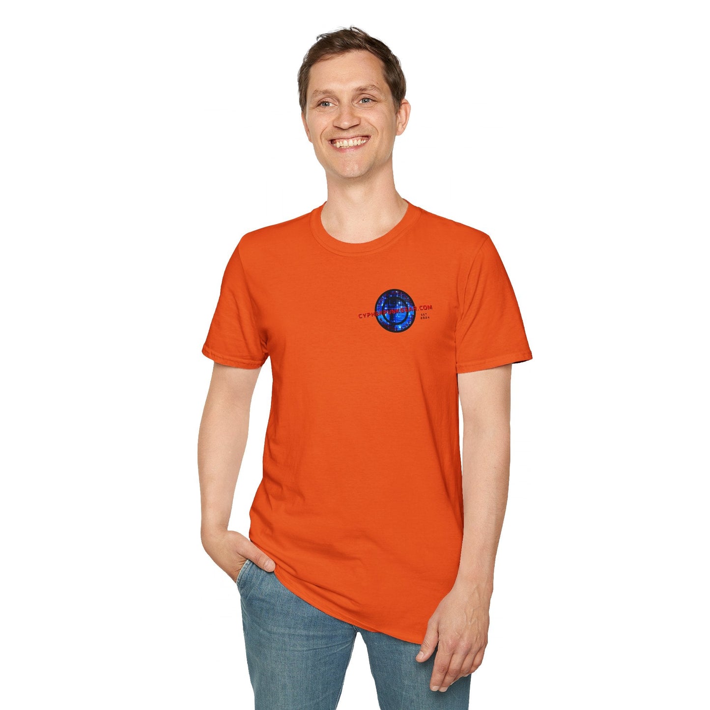 2 - sided cypherpunkgear Logo LTcolors Unisex T-Shirt by cypherpunkgear – cypherpunkgear.com | Cypherpunk Merch