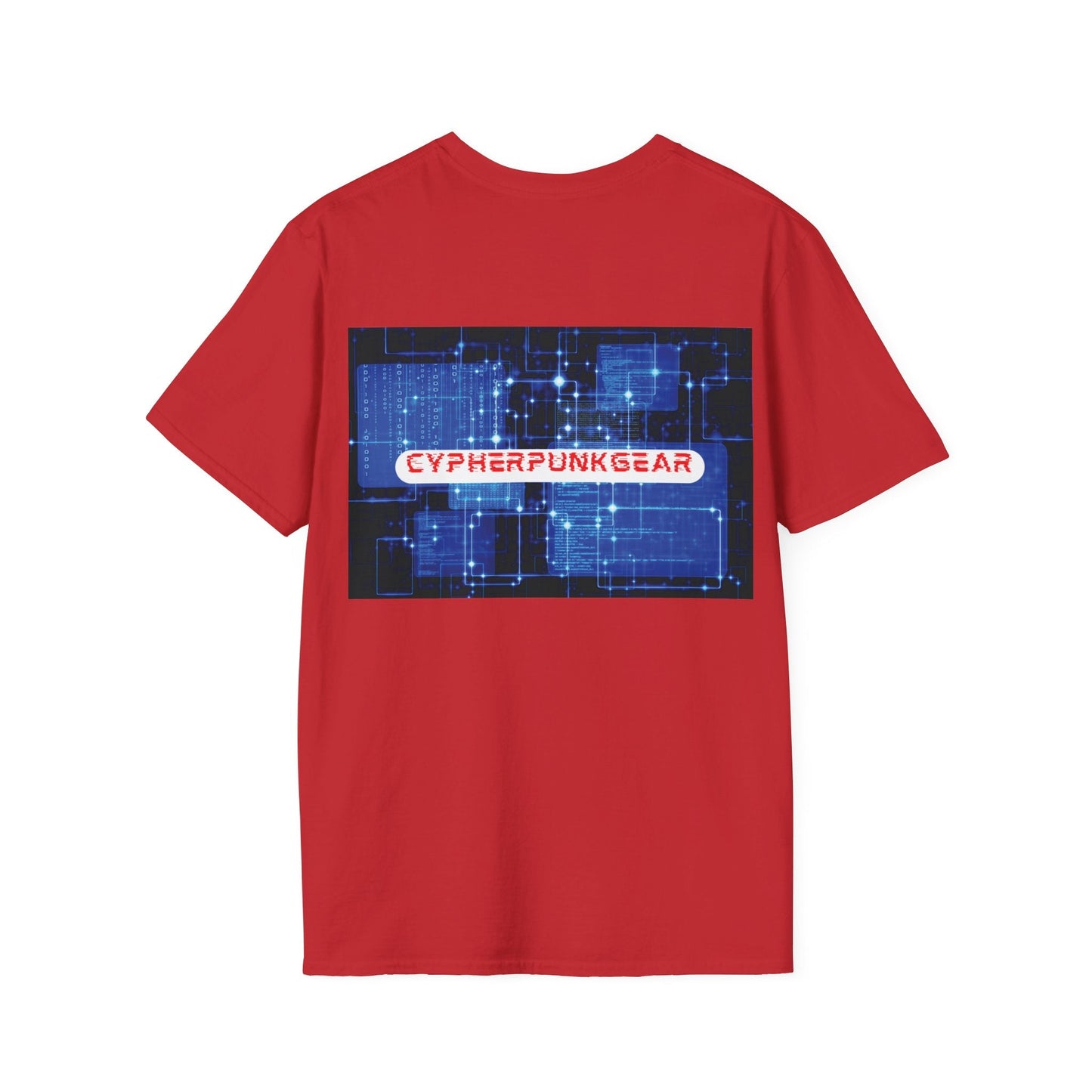 2 - sided Cypherpunkgear logo Unisex T-Shirt by cypherpunkgear – cypherpunkgear.com | Cypherpunk Merch