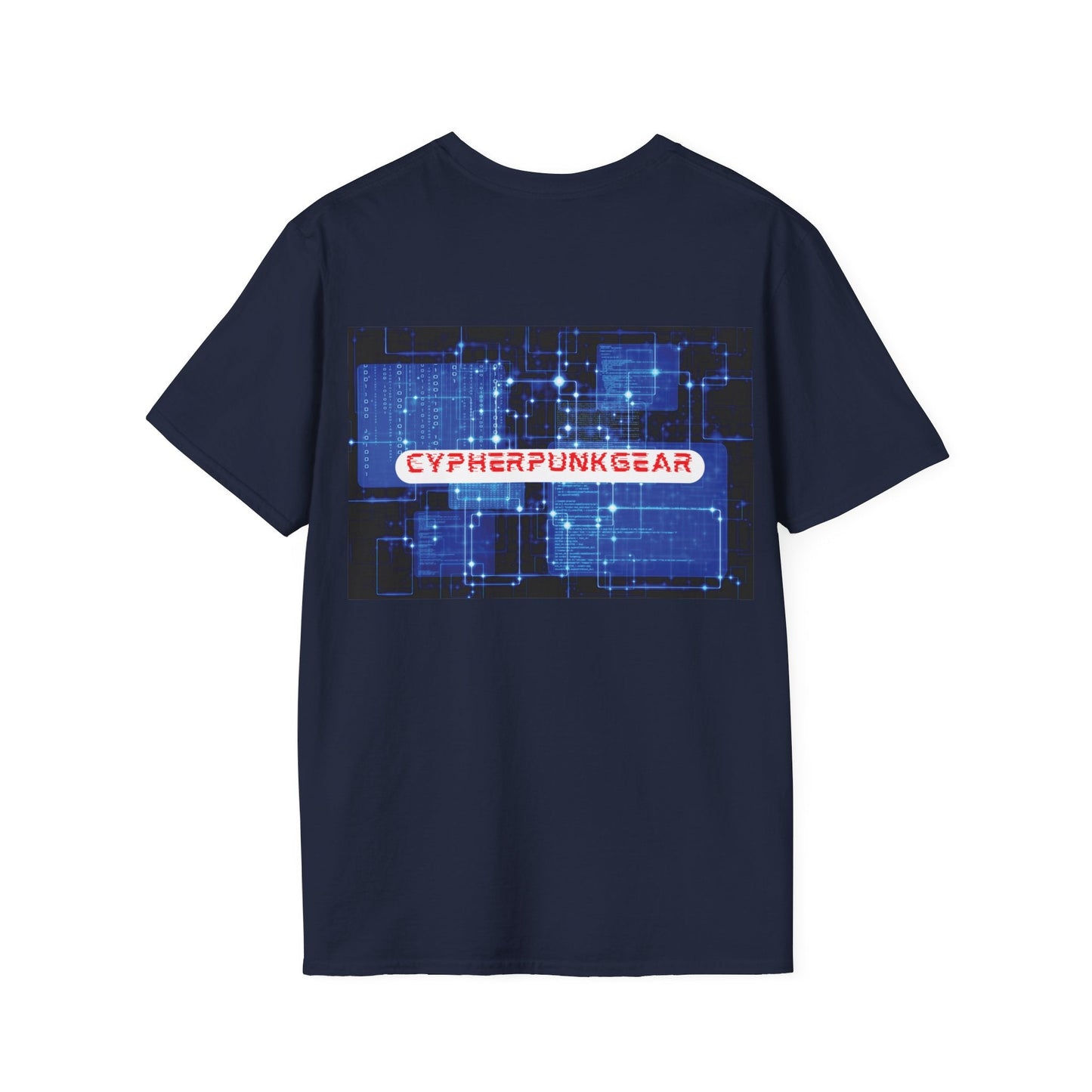 2 - sided Cypherpunkgear logo Unisex T-Shirt by cypherpunkgear – cypherpunkgear.com | Cypherpunk Merch