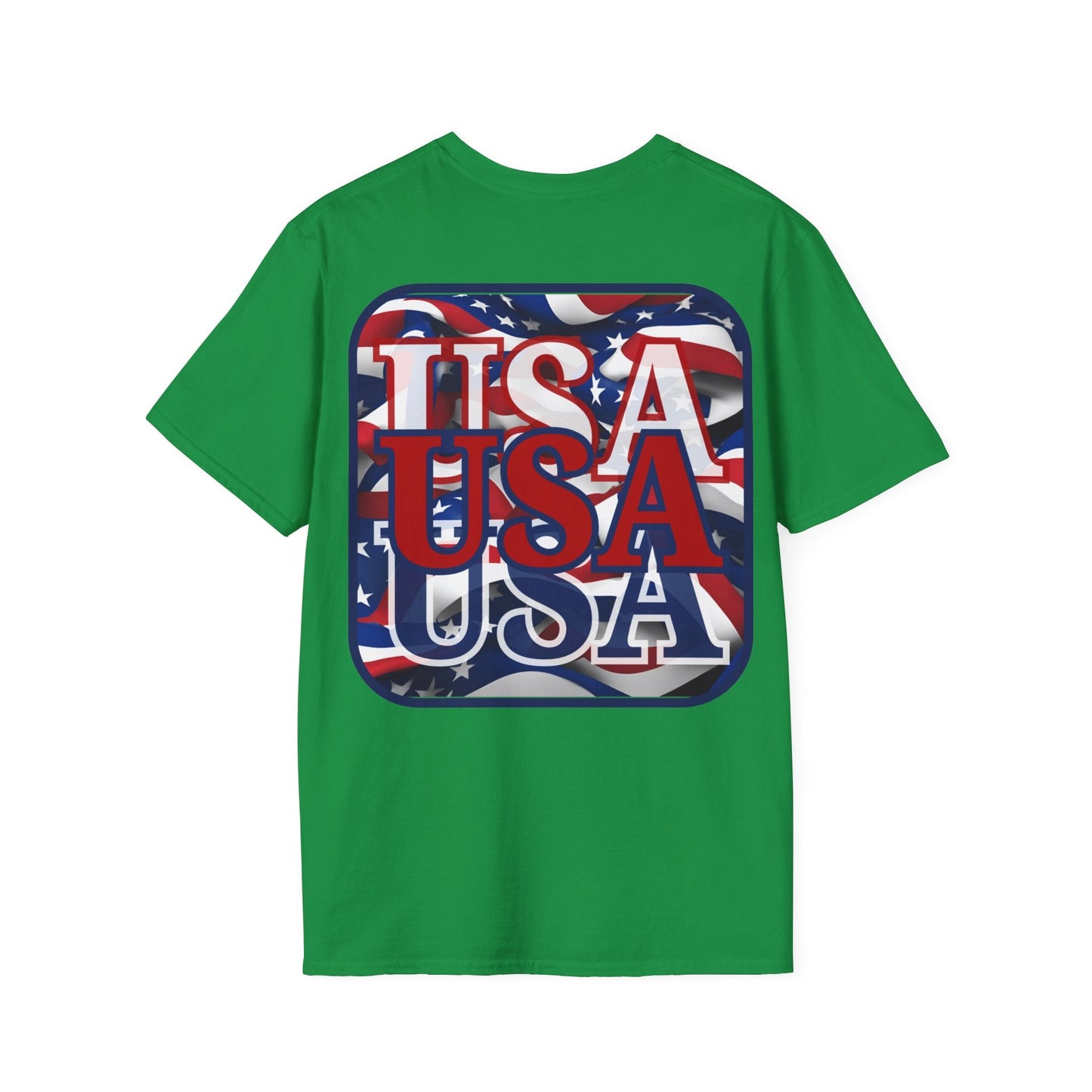 2 - sided RED White and Blue USA Patriot DKcolors Unisex T-Shirt by cypherpunkgear – cypherpunkgear.com | Cypherpunk Merch