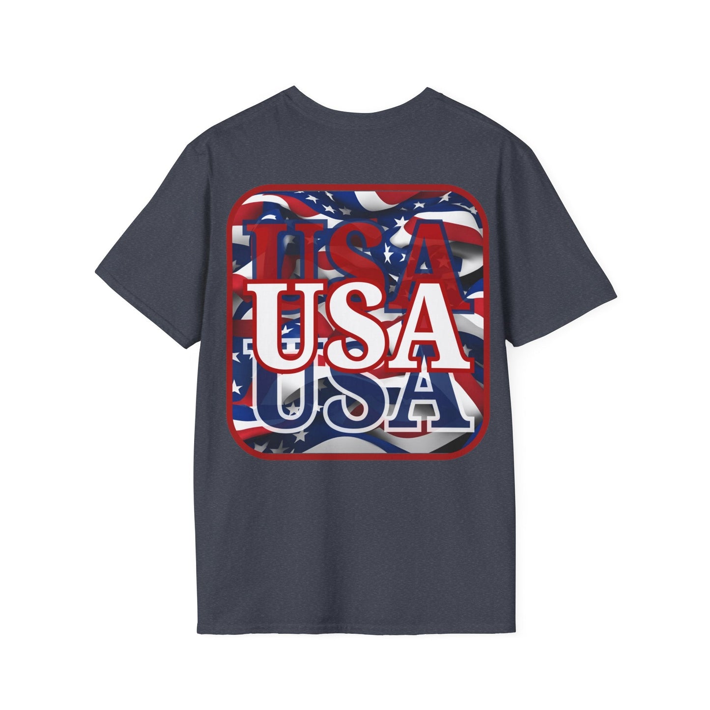 2 - sided Red WHITE and Blue USA Patriot DKcolors Unisex T-Shirt by cypherpunkgear – cypherpunkgear.com | Cypherpunk Merch