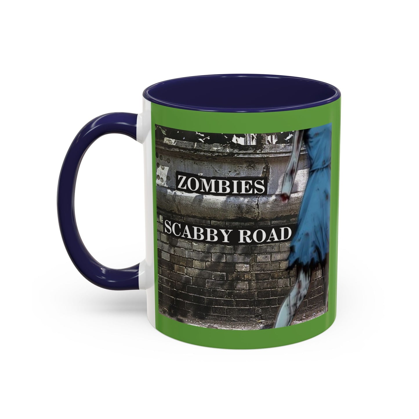 2 - sided Scabby Road Accent Mug by cypherpunkgear – cypherpunkgear.com | Cypherpunk Merch