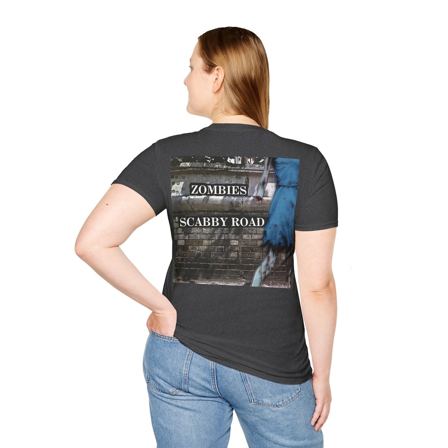 2 - sided Scabby Road DKcolors Unisex T-Shirt by cypherpunkgear – cypherpunkgear.com | Cypherpunk Merch