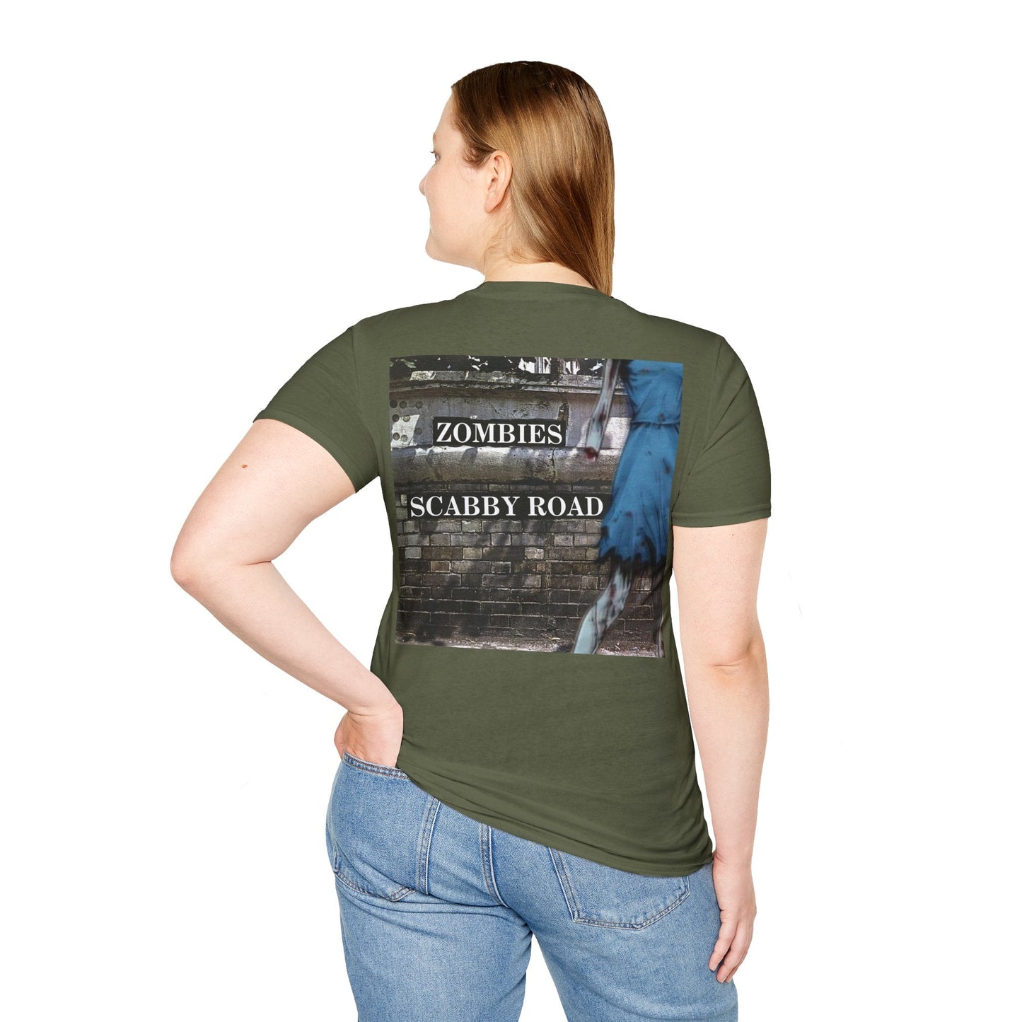 2 - sided Scabby Road DKcolors Unisex T-Shirt by cypherpunkgear – cypherpunkgear.com | Cypherpunk Merch