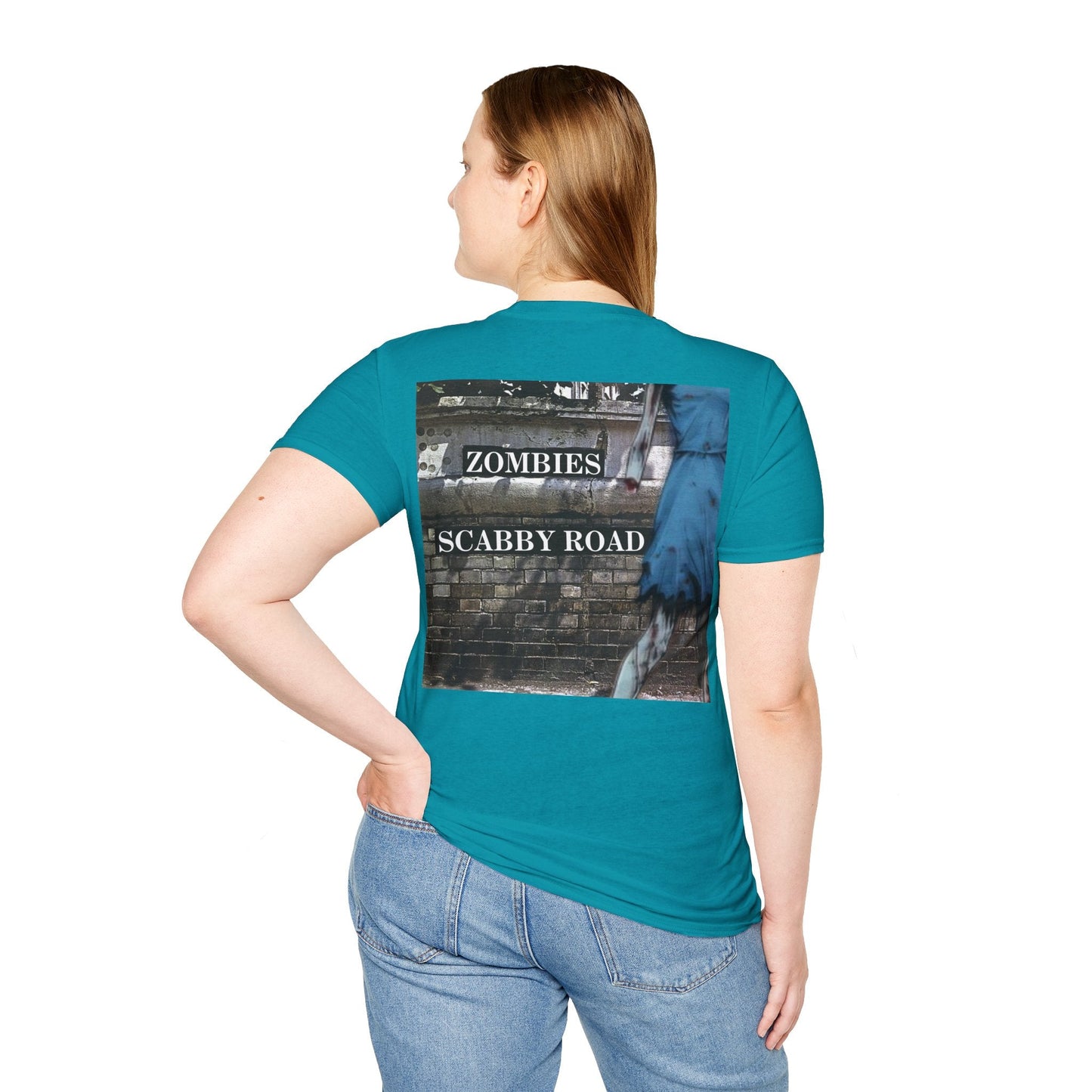 2 - sided Scabby Road DKcolors Unisex T-Shirt by cypherpunkgear – cypherpunkgear.com | Cypherpunk Merch
