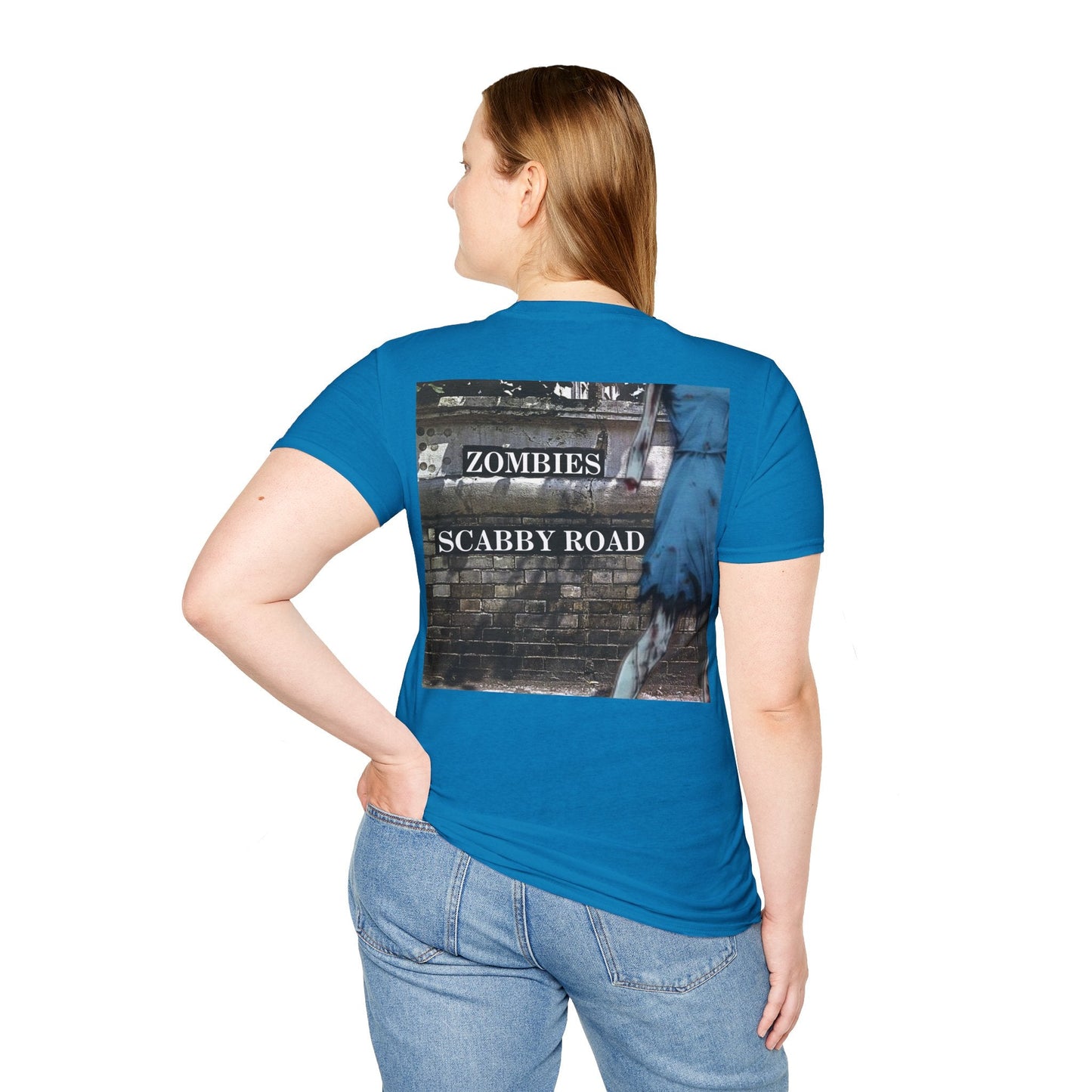 2 - sided Scabby Road DKcolors Unisex T-Shirt by cypherpunkgear – cypherpunkgear.com | Cypherpunk Merch