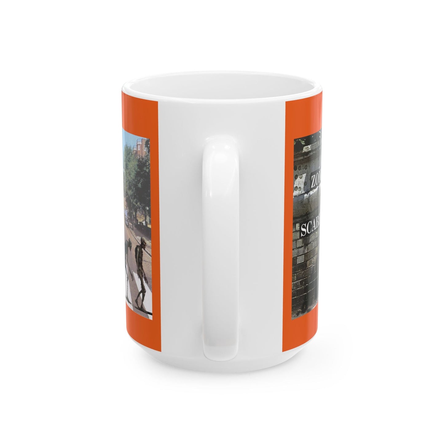 2 - sided Scabby Road Orange Mug by cypherpunkgear – cypherpunkgear.com | Cypherpunk Merch