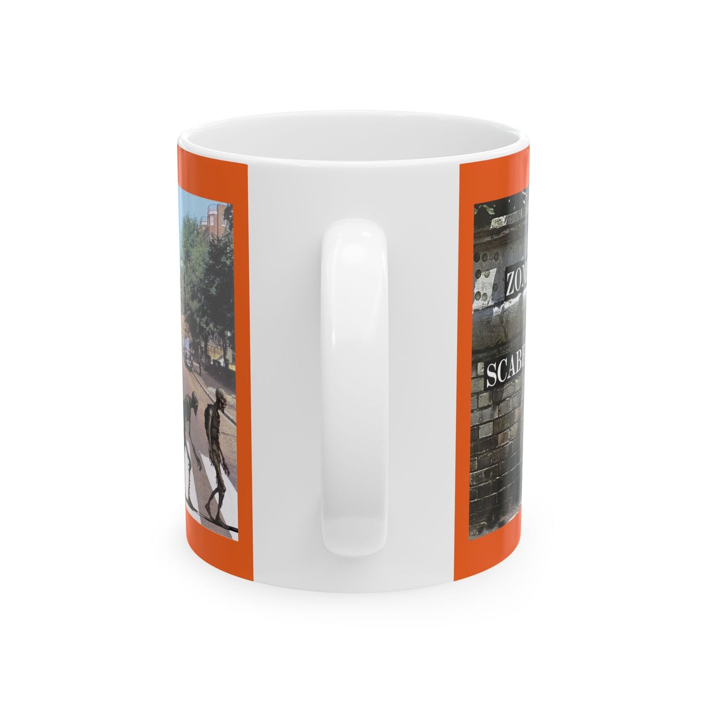 2 - sided Scabby Road Orange Mug by cypherpunkgear – cypherpunkgear.com | Cypherpunk Merch