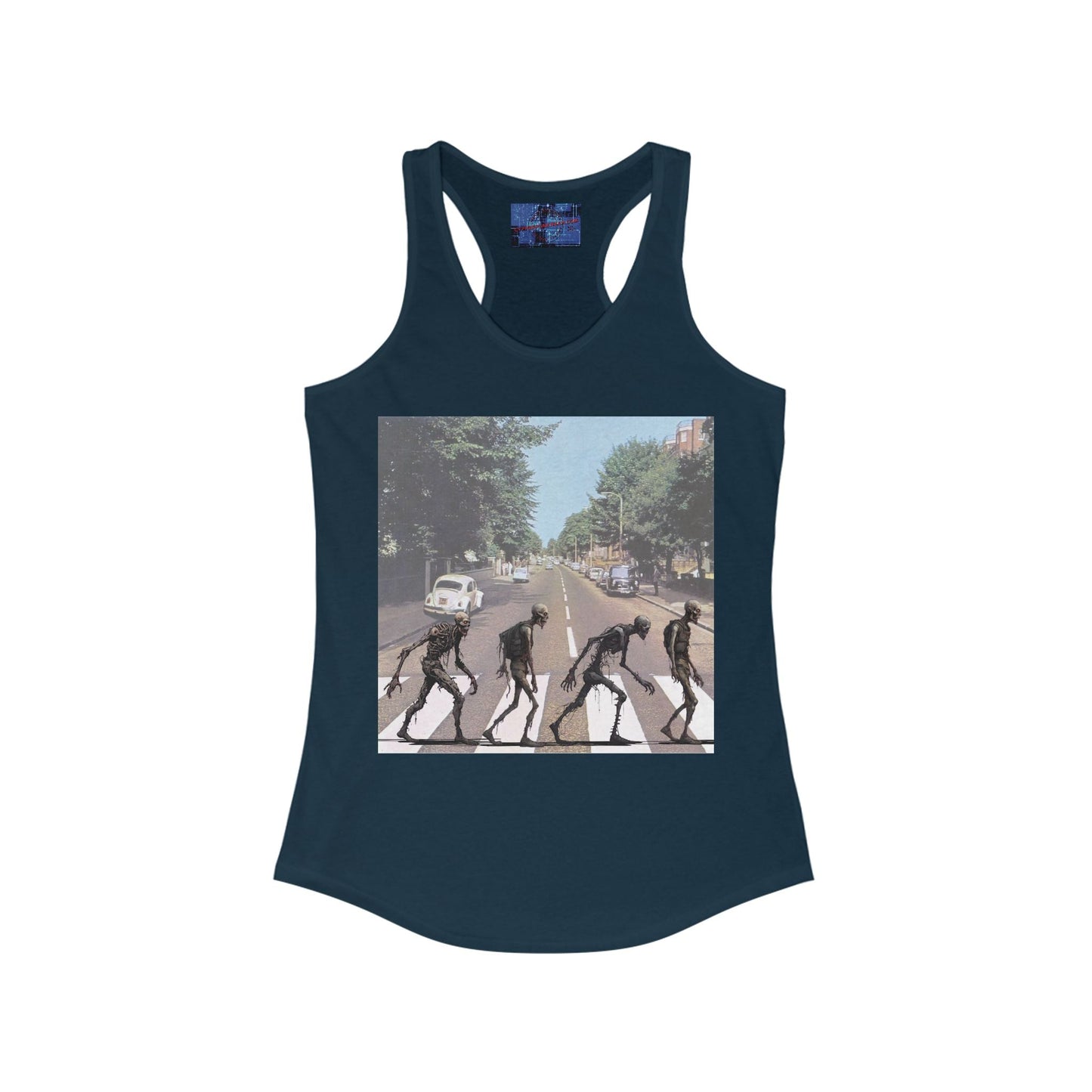 2 - sided Scabby Road Women's Racerback Tank Top by cypherpunkgear – cypherpunkgear.com | Cypherpunk Merch