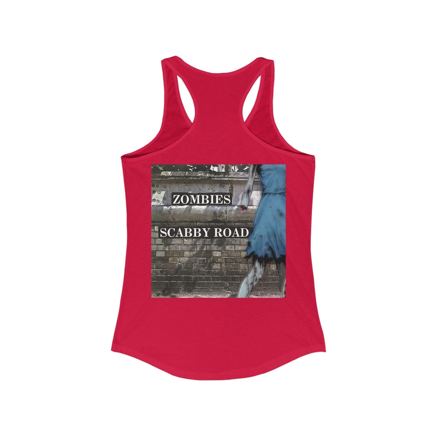 2 - sided Scabby Road Women's Racerback Tank Top by cypherpunkgear – cypherpunkgear.com | Cypherpunk Merch