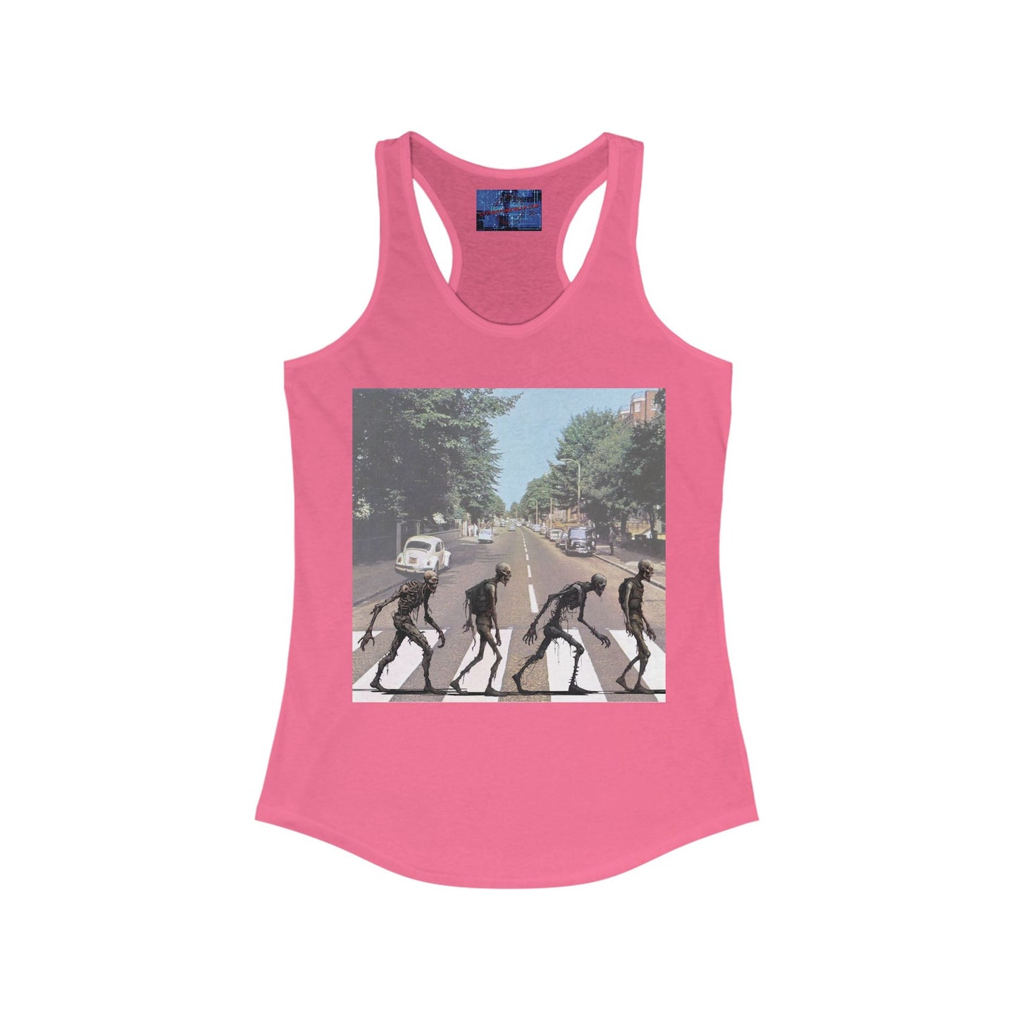 2 - sided Scabby Road Women's Racerback Tank Top by cypherpunkgear – cypherpunkgear.com | Cypherpunk Merch