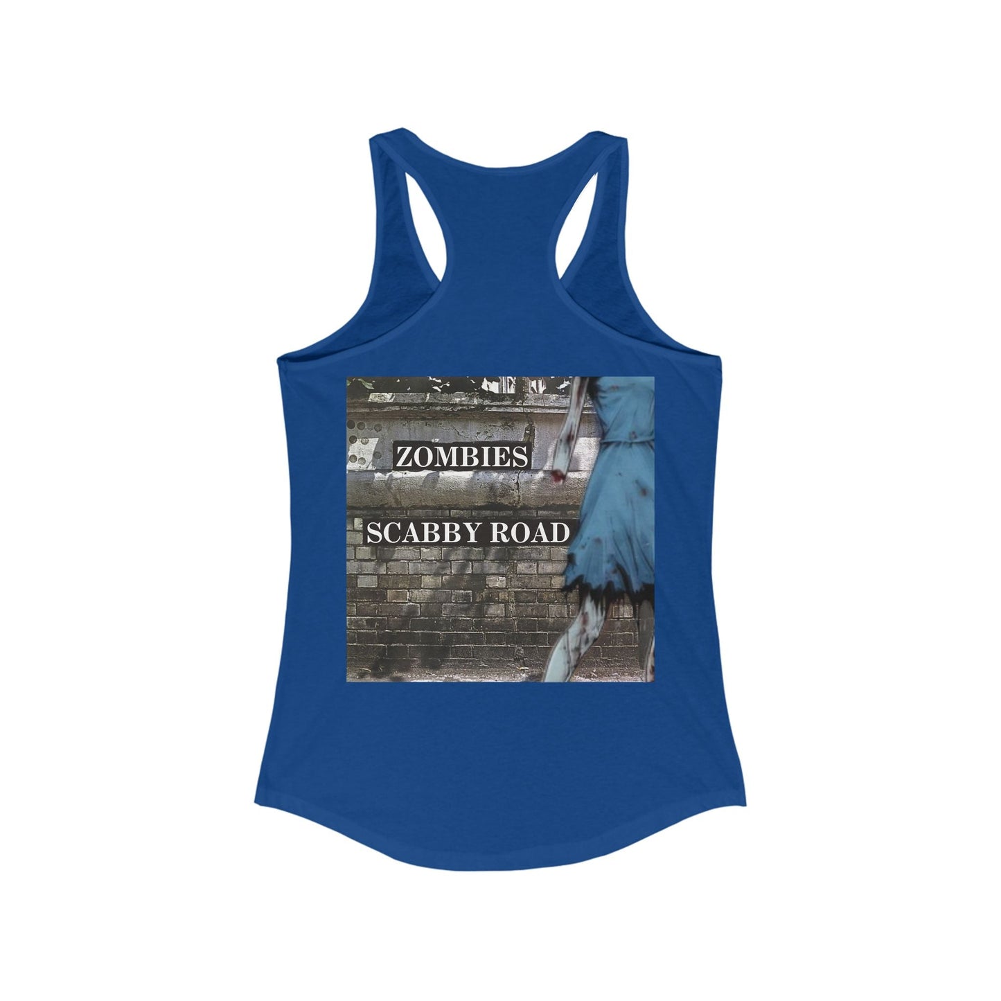 2 - sided Scabby Road Women's Racerback Tank Top by cypherpunkgear – cypherpunkgear.com | Cypherpunk Merch