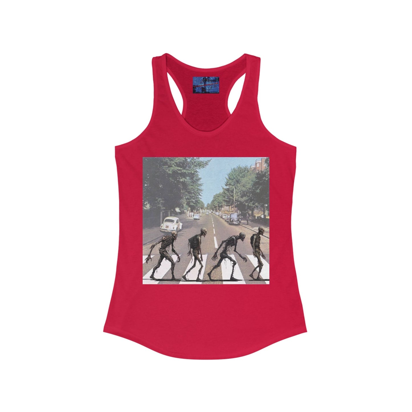 2 - sided Scabby Road Women's Racerback Tank Top by cypherpunkgear – cypherpunkgear.com | Cypherpunk Merch