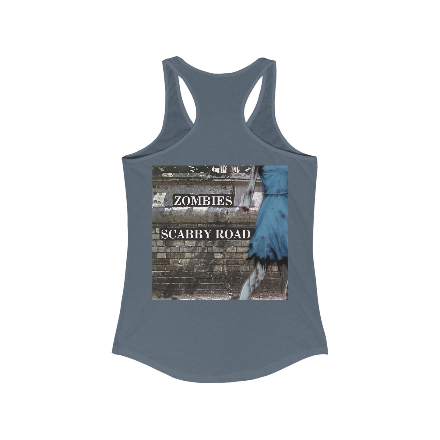 2 - sided Scabby Road Women's Racerback Tank Top by cypherpunkgear – cypherpunkgear.com | Cypherpunk Merch