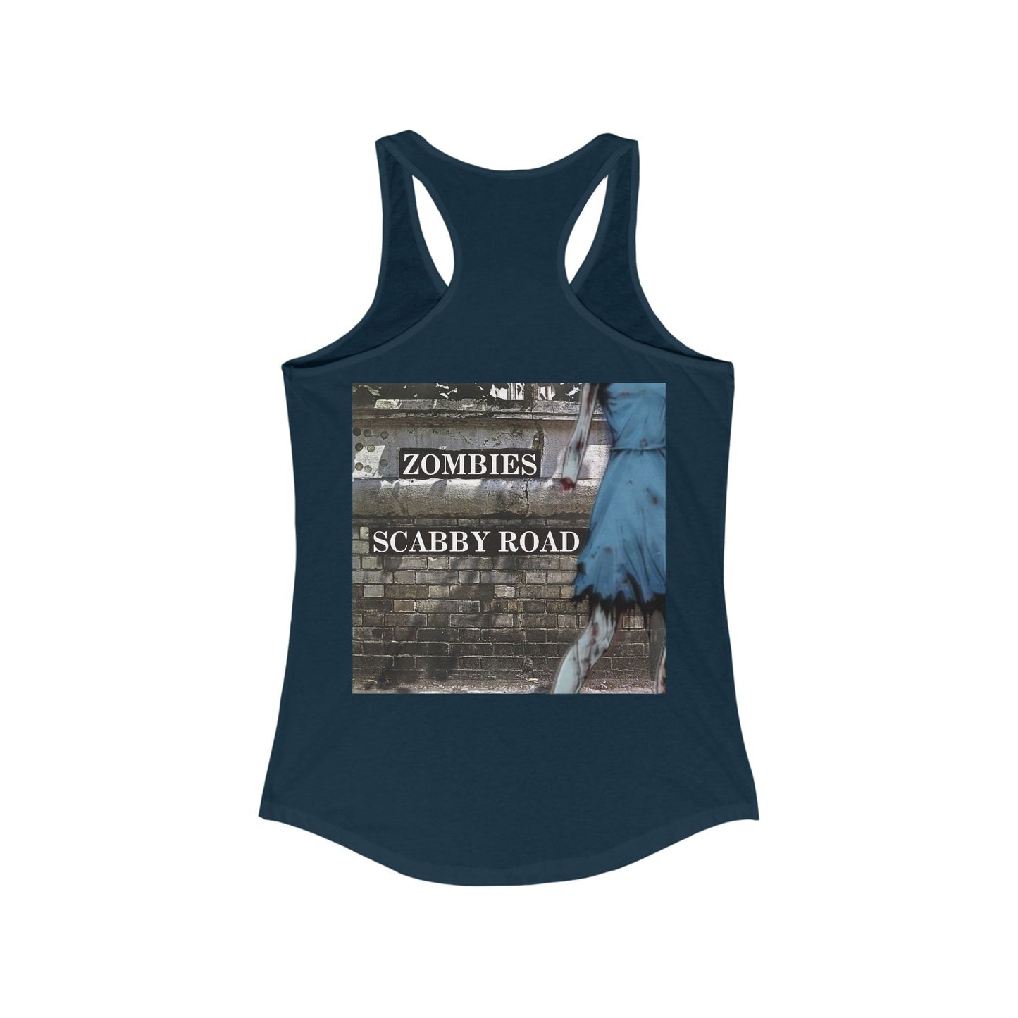 2 - sided Scabby Road Women's Racerback Tank Top by cypherpunkgear – cypherpunkgear.com | Cypherpunk Merch