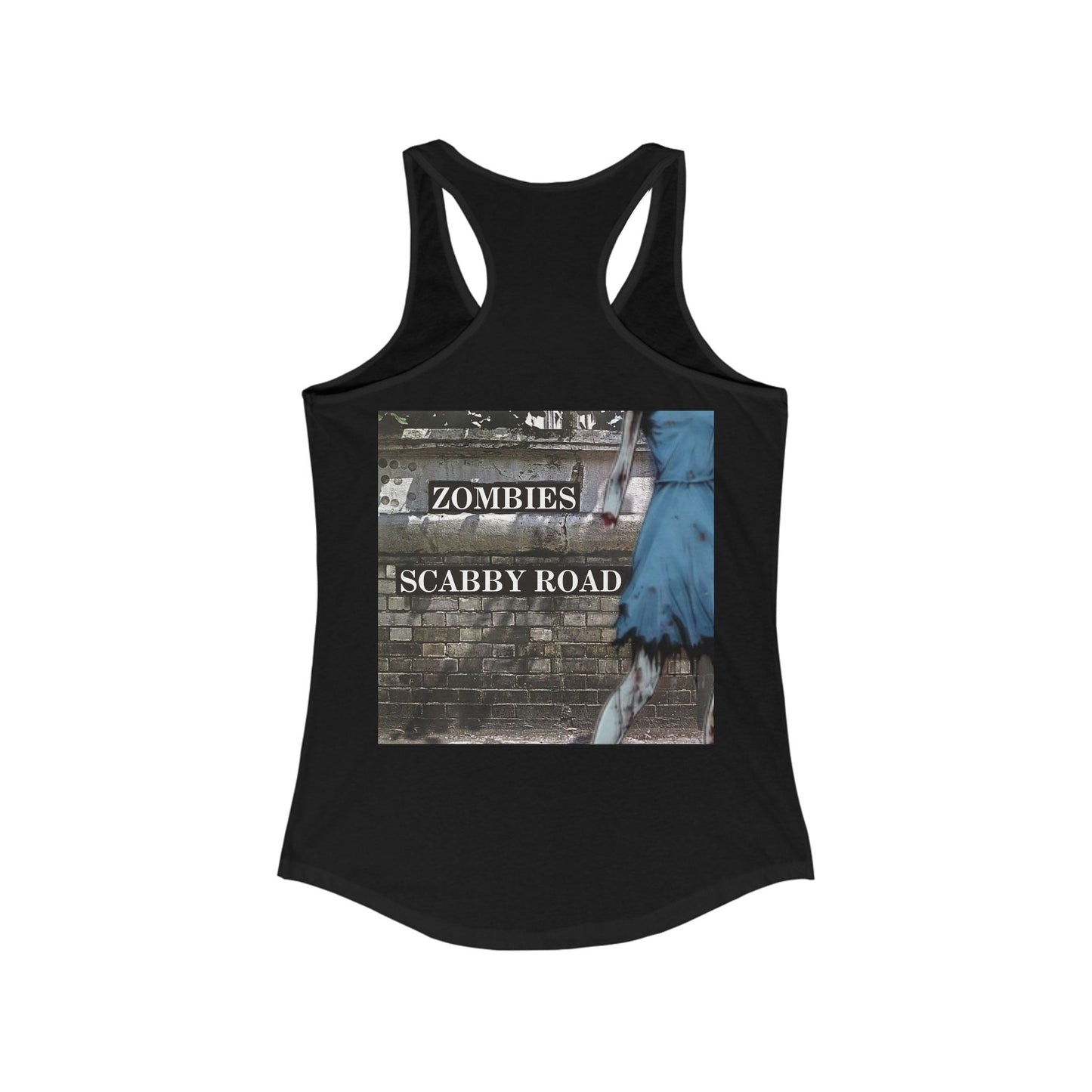 2 - sided Scabby Road Women's Racerback Tank Top by cypherpunkgear – cypherpunkgear.com | Cypherpunk Merch