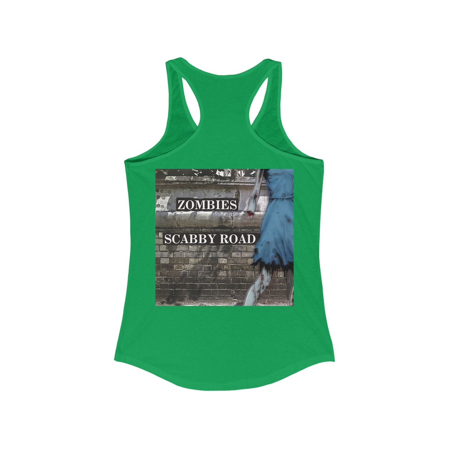 2 - sided Scabby Road Women's Racerback Tank Top by cypherpunkgear – cypherpunkgear.com | Cypherpunk Merch