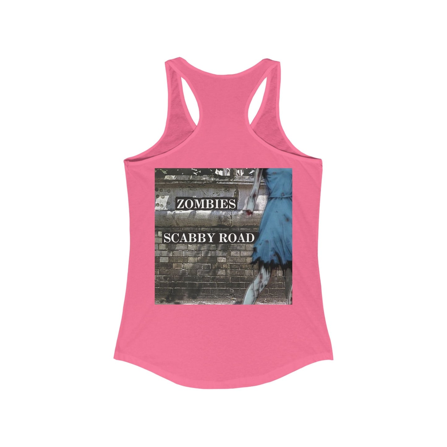 2 - sided Scabby Road Women's Racerback Tank Top by cypherpunkgear – cypherpunkgear.com | Cypherpunk Merch