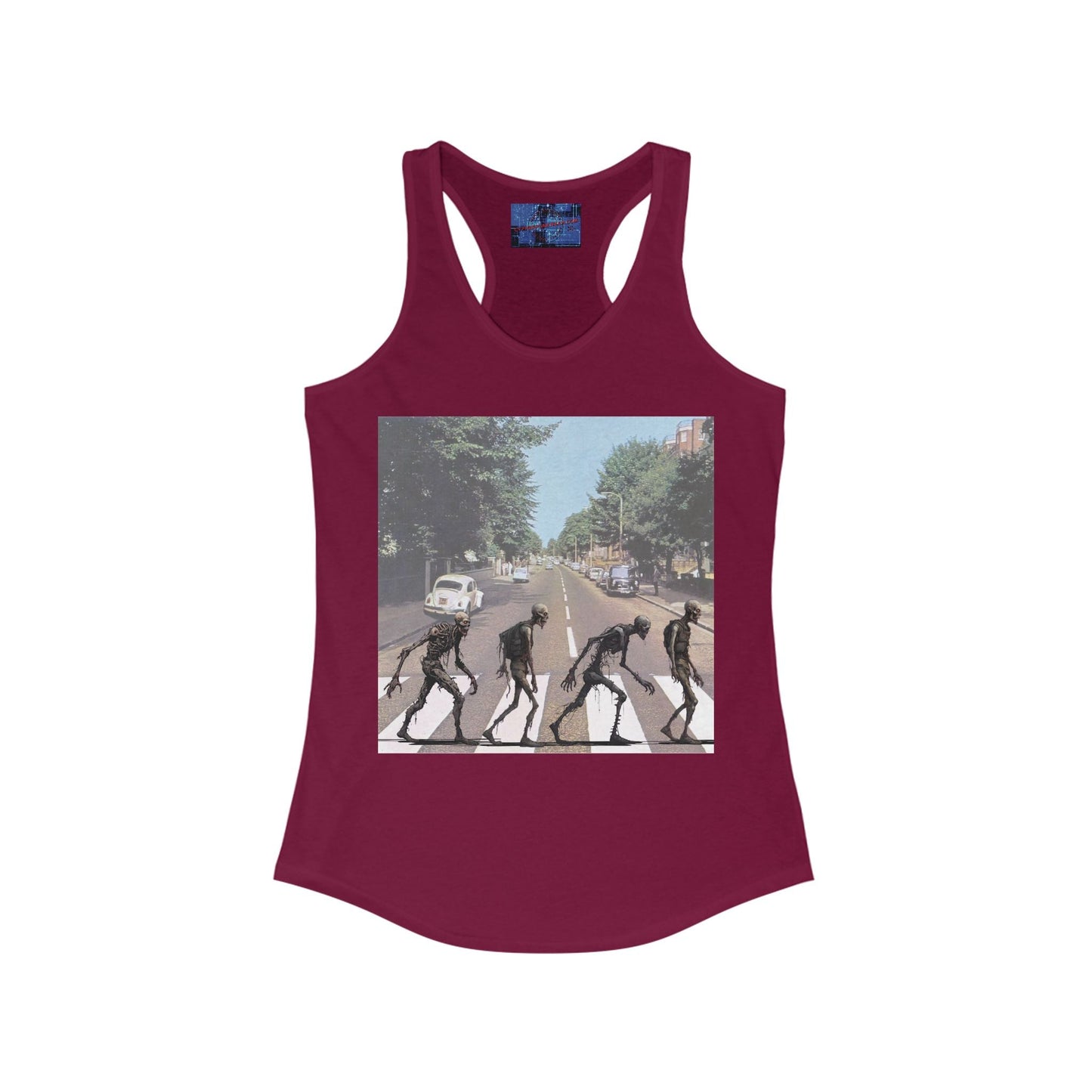 2 - sided Scabby Road Women's Racerback Tank Top by cypherpunkgear – cypherpunkgear.com | Cypherpunk Merch