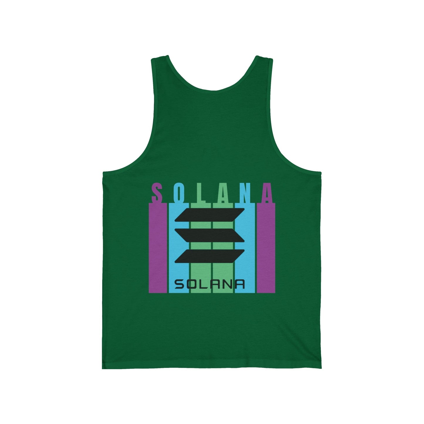 2 - sided Solana Unisex Jersey Tank Top by cypherpunkgear – cypherpunkgear.com | Cypherpunk Merch
