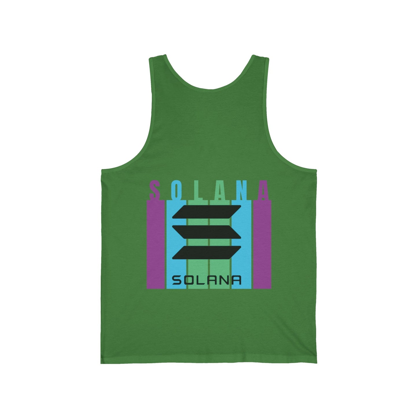 2 - sided Solana Unisex Jersey Tank Top by cypherpunkgear – cypherpunkgear.com | Cypherpunk Merch