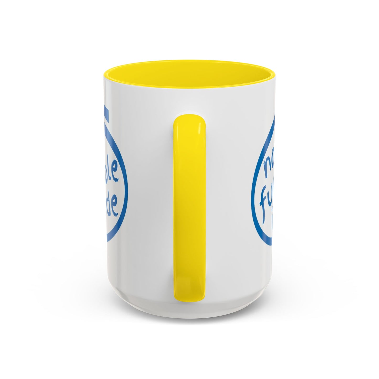 Non-Fungible Inside White Accent Mug by cypherpunkgear.com