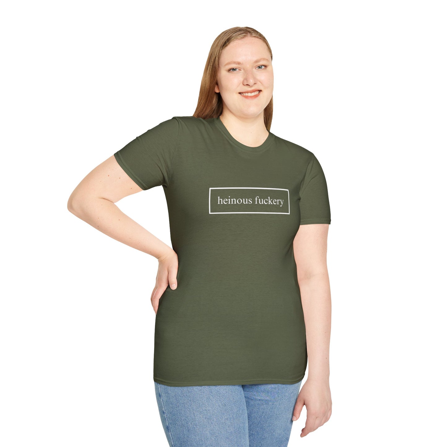 Heinous Fuckery DKcolors Unisex T-Shirt by cypherpunkgear.com